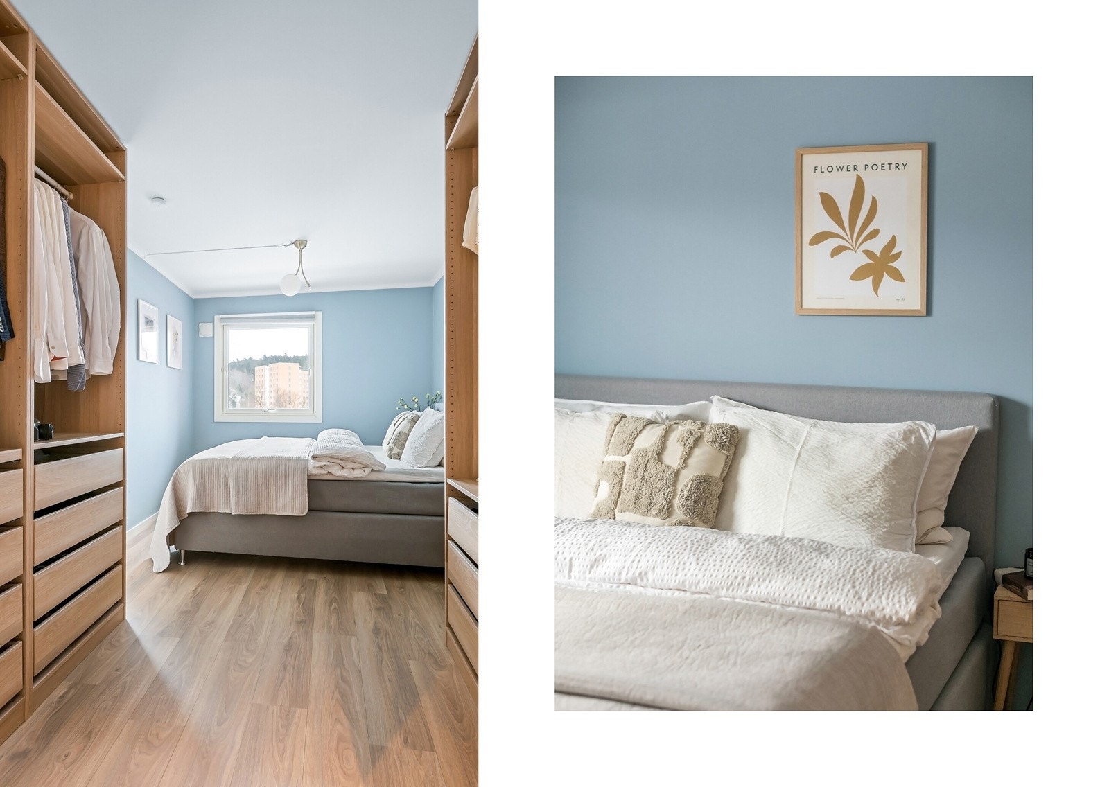 Her er det gode garderobeløsninger som bidrar til en ryddig og harmonisk atmosfære. Galleribilde