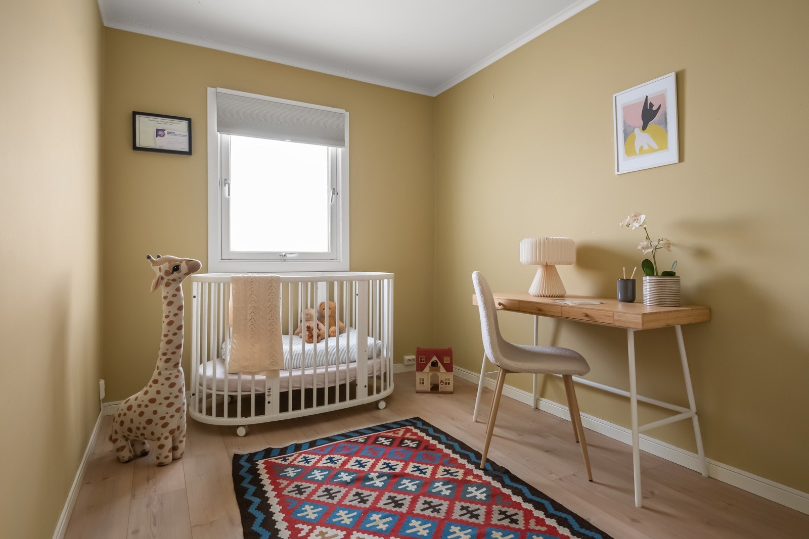 Det tredje soverommet gir ytterligere fleksibilitet i planløsningen. Galleribilde