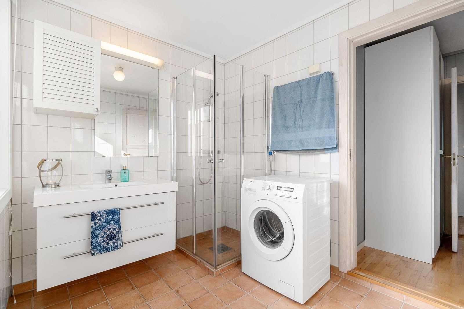 Badet har også opplegg for vaskemaskin Galleribilde