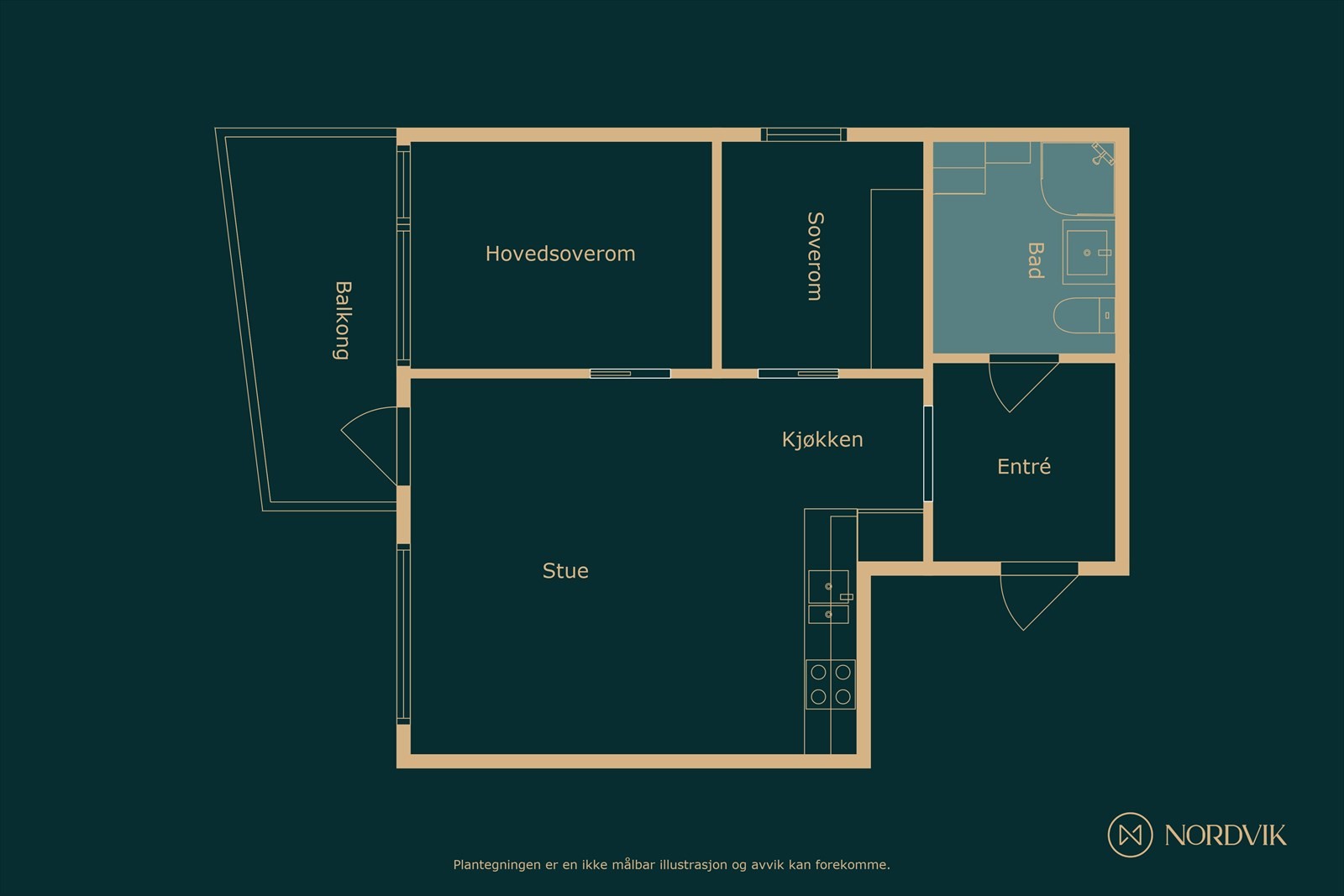 Plantegning Galleribilde