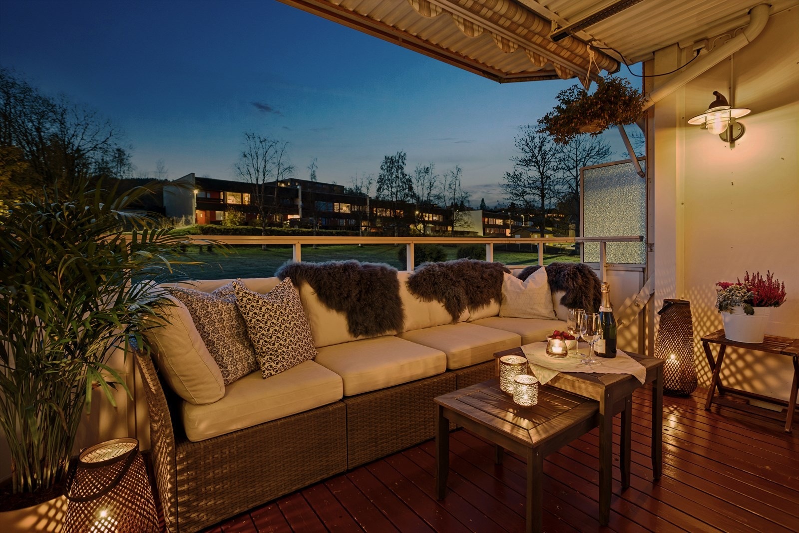 Balkongen er ca. 7,5 m². Galleribilde