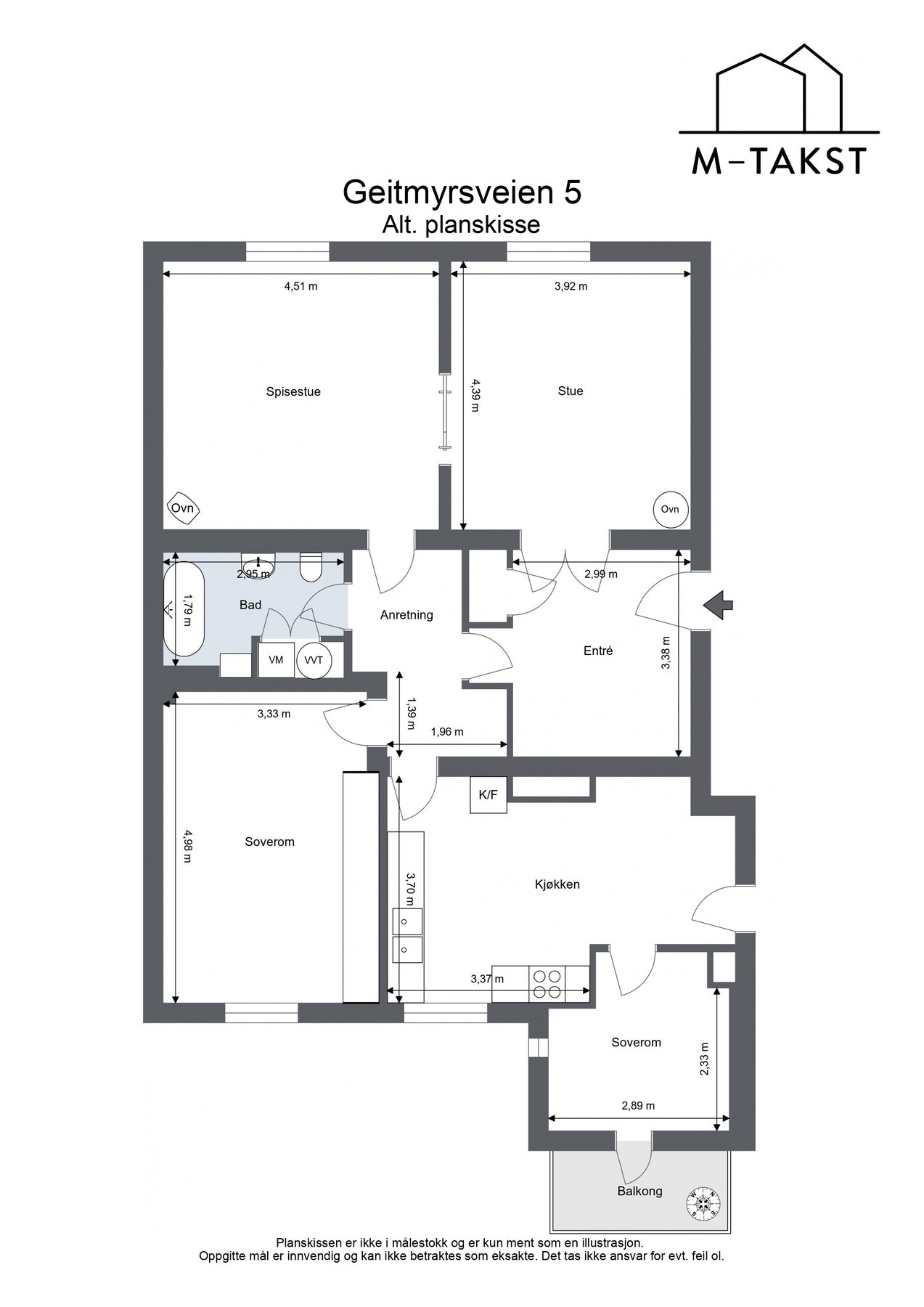 Alternativ plantegning Galleribilde