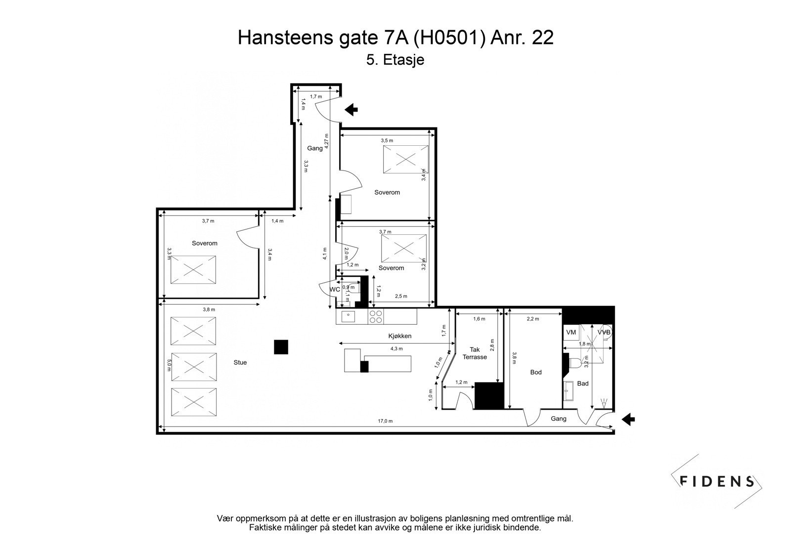 Plantegning. Galleribilde