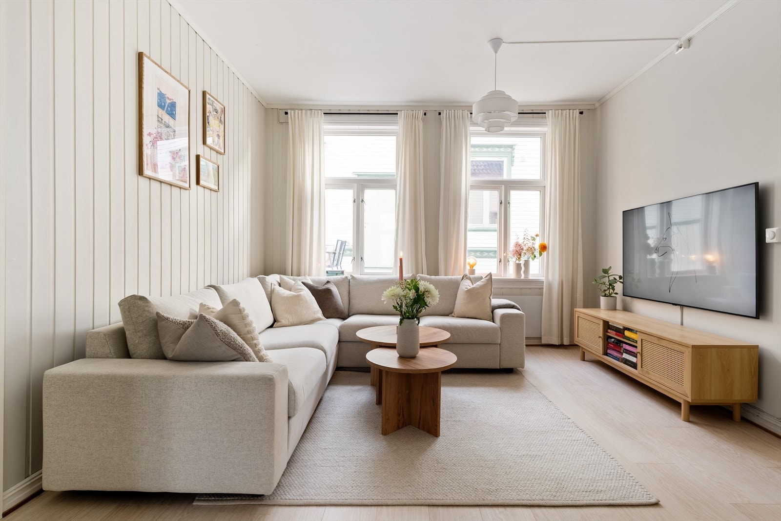 Både standarden og planløsningen er optimalisert. Løsningen er kvadratsmart med gode møbleringsmuligheter. Galleribilde