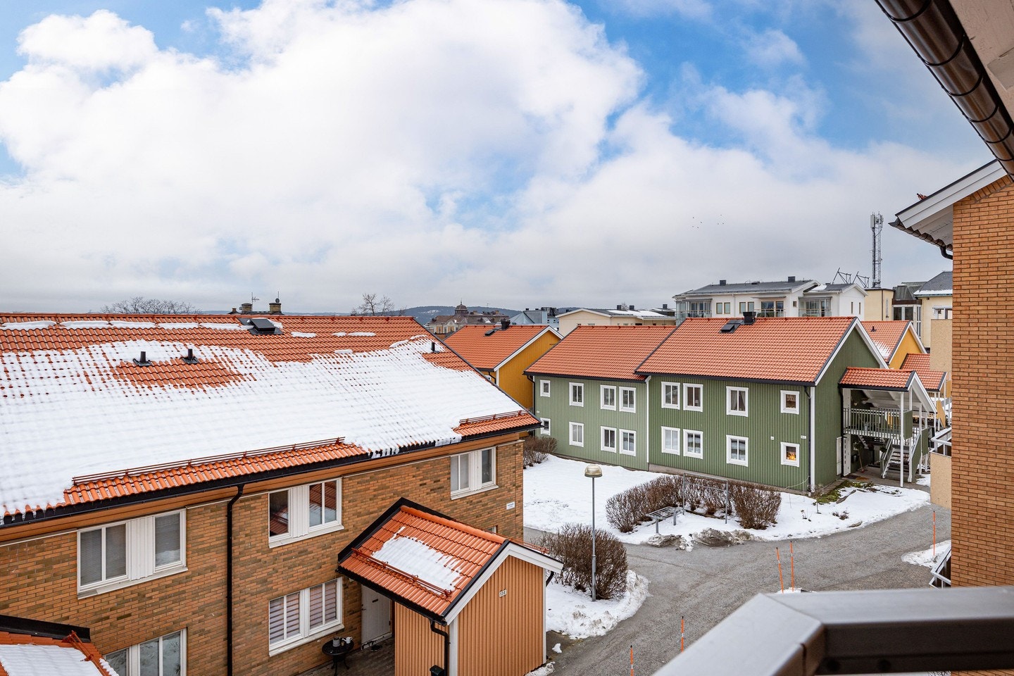 Utsikt från balkongen Galleribilde