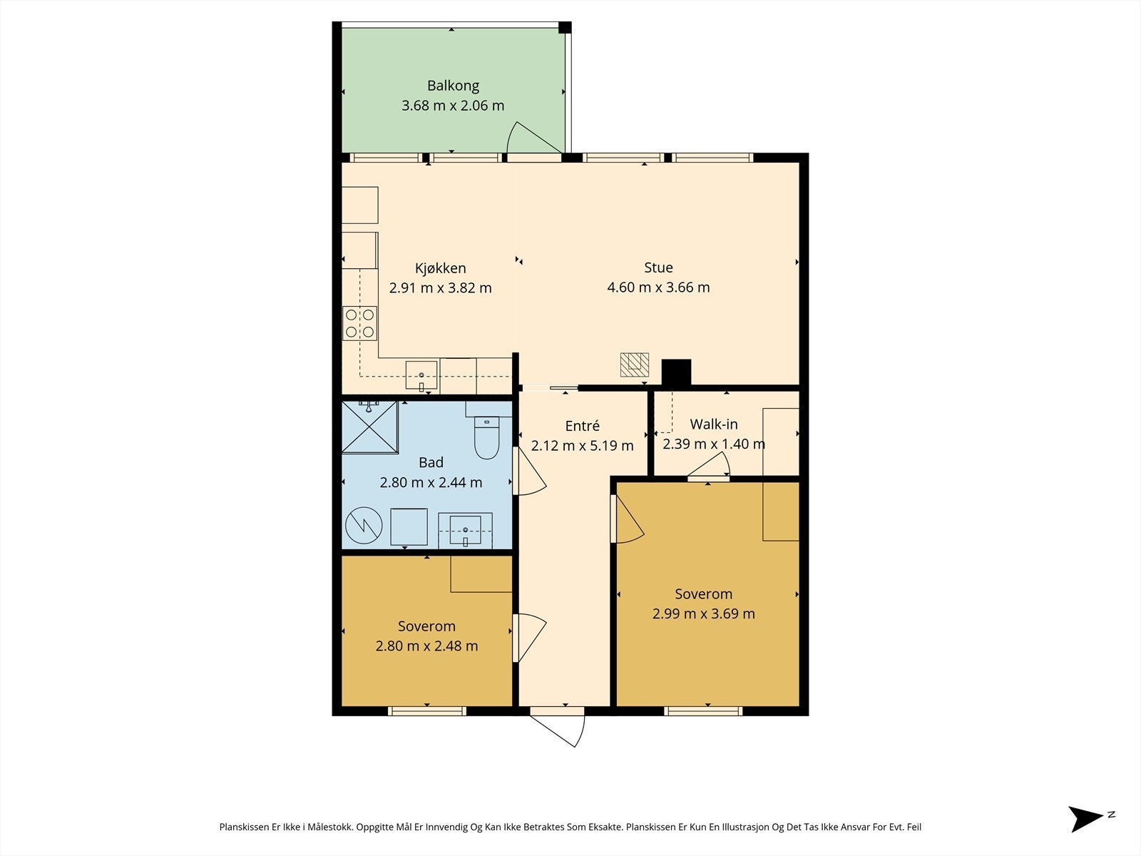Plantegning Galleribilde