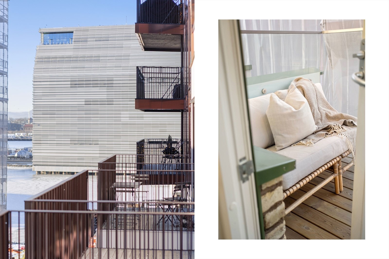 Bo supersentralt og tilbaketrukket med handelstilbud som matbutikk, vinmonopol, apotek m.m. i underetasjen. Galleribilde