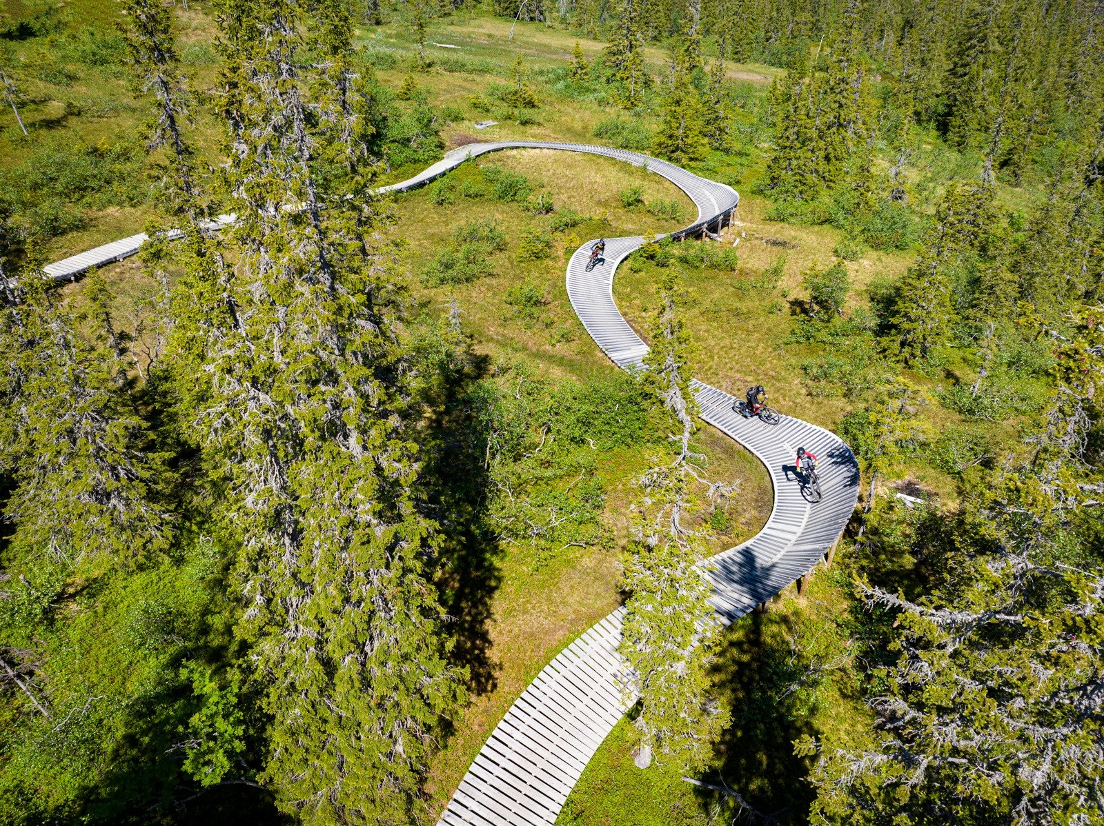 Trysilfjellet er kjent som et sykkeleldorado med sykkelstier rundt hele fjellet og til Gullia på sørsiden. Galleribilde