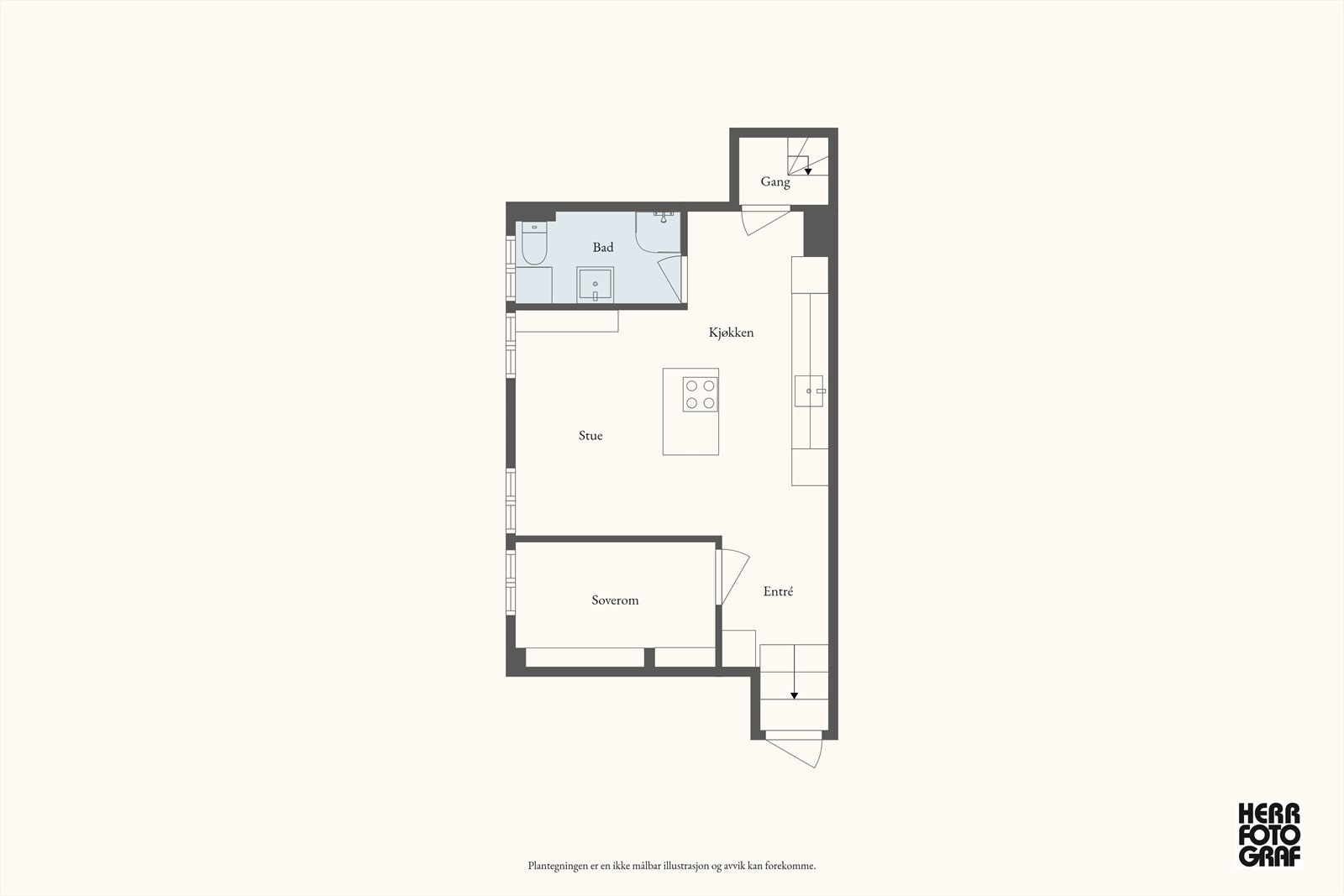 Plantegning Galleribilde