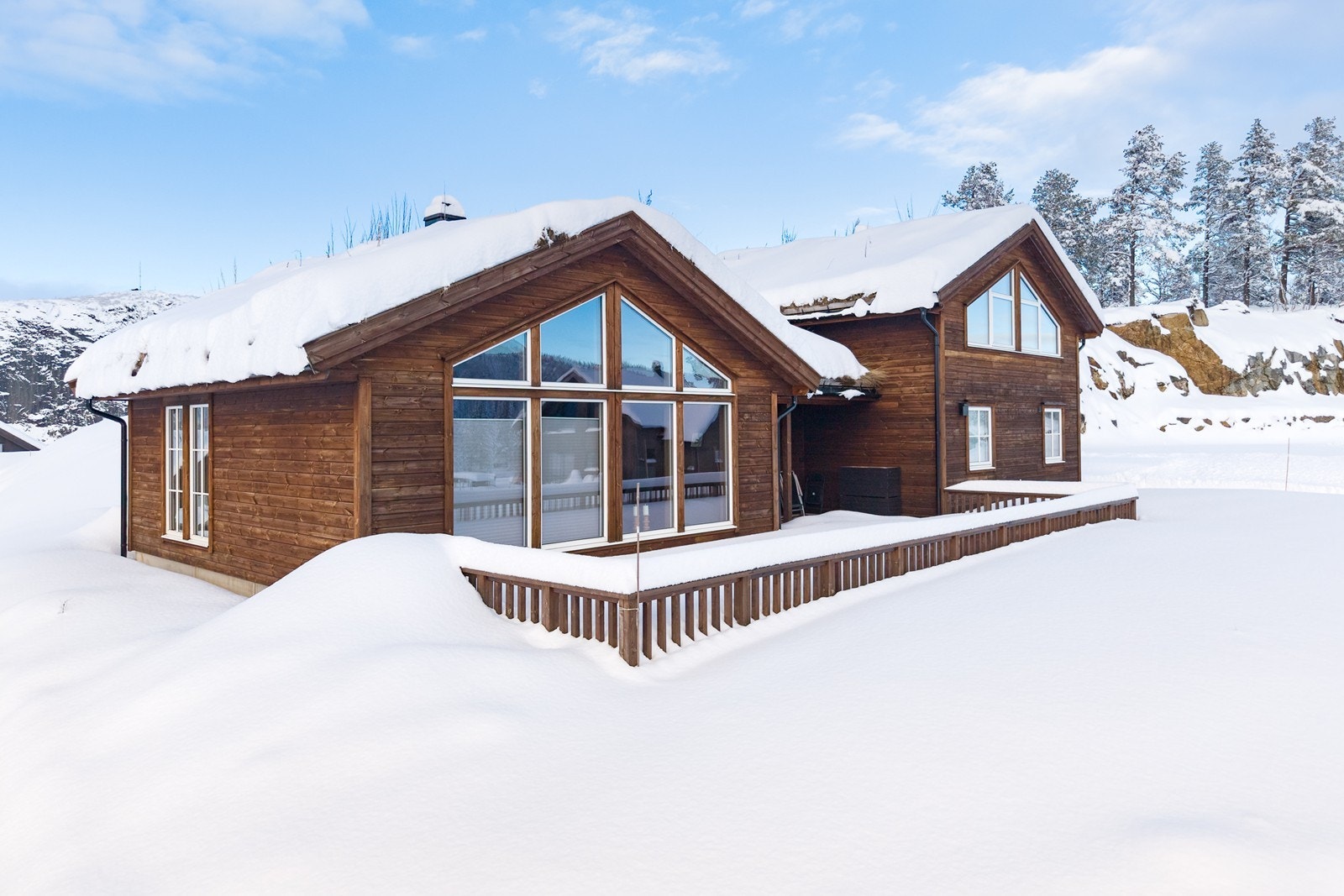 Familievennlig fritidsbolig oppført i 2020 Galleribilde