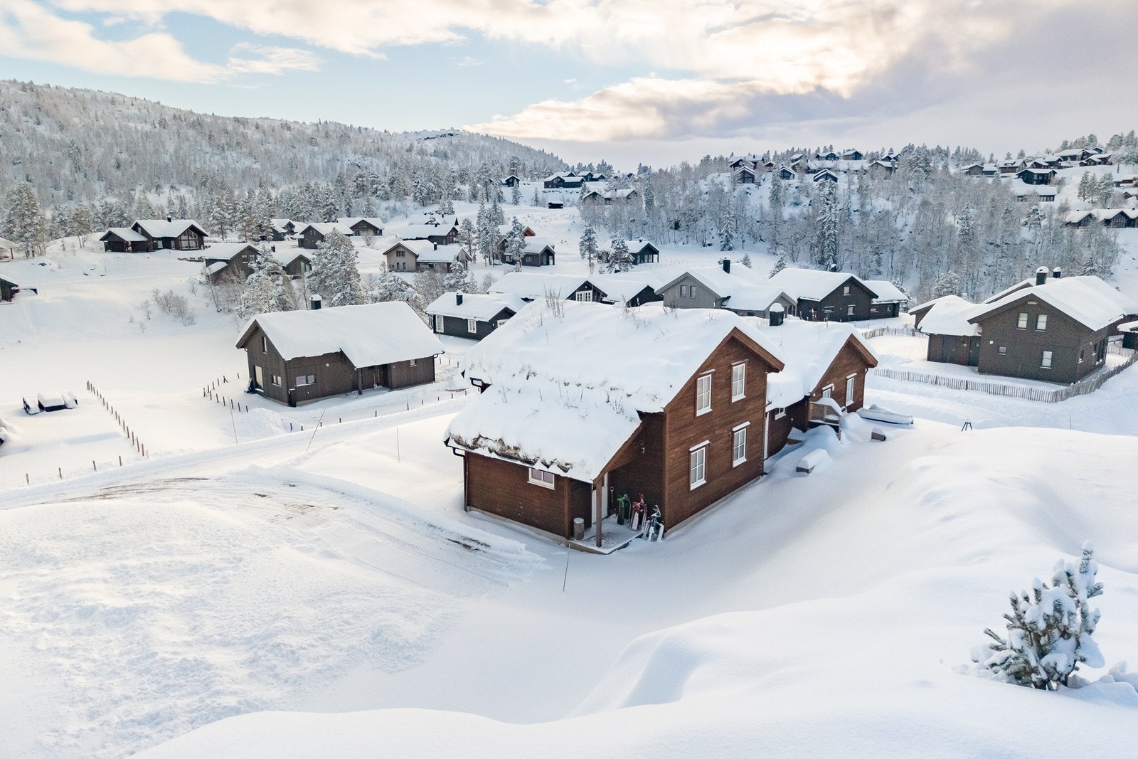 Parkering på egen gårdsplass Galleribilde