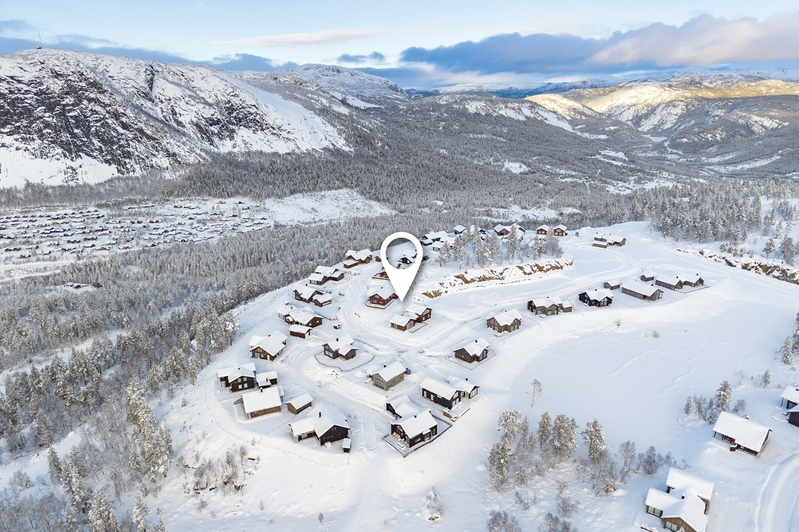 Attraktiv beliggenhet på Brokke Panorama Galleribilde