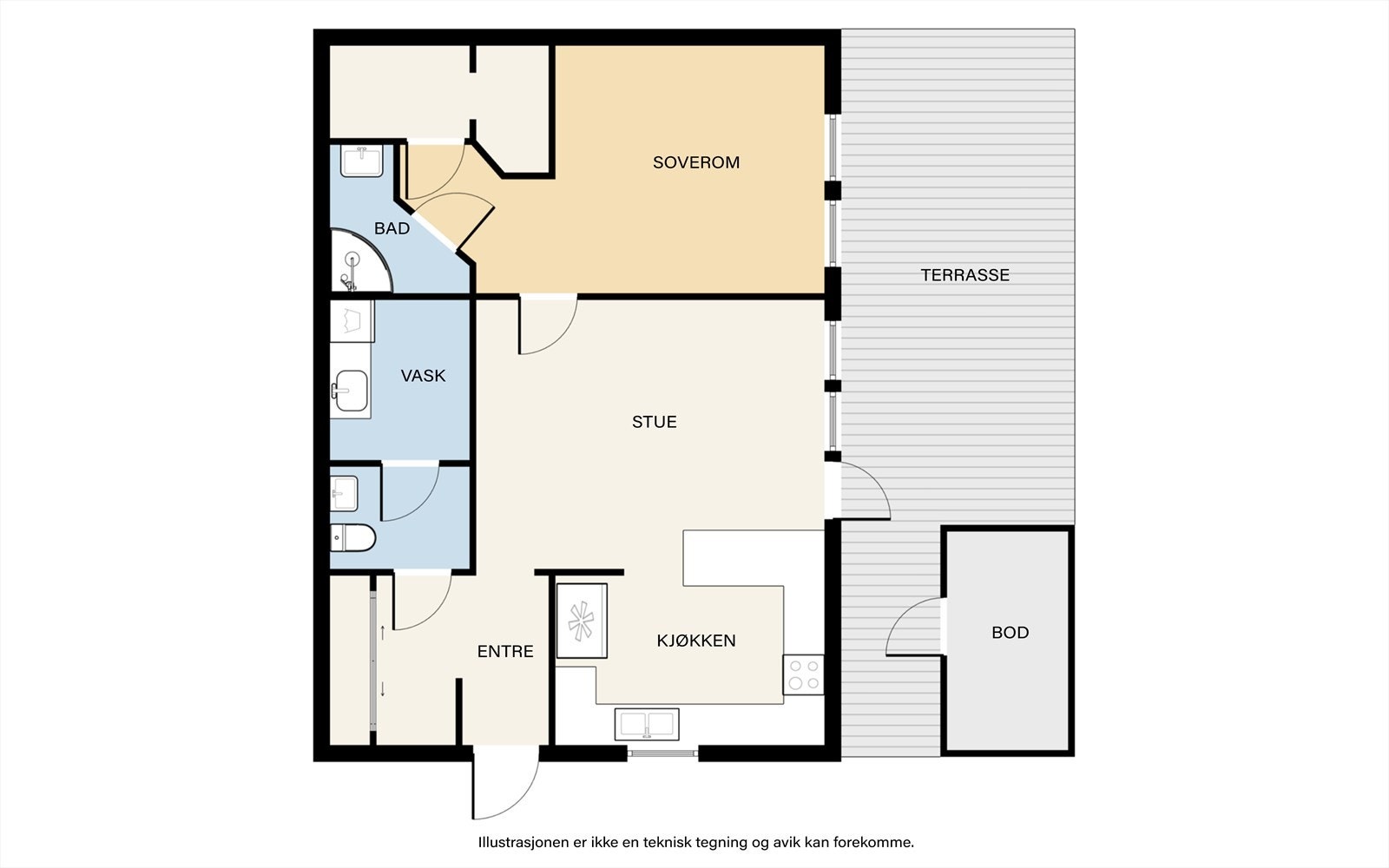 Plantegning. Galleribilde