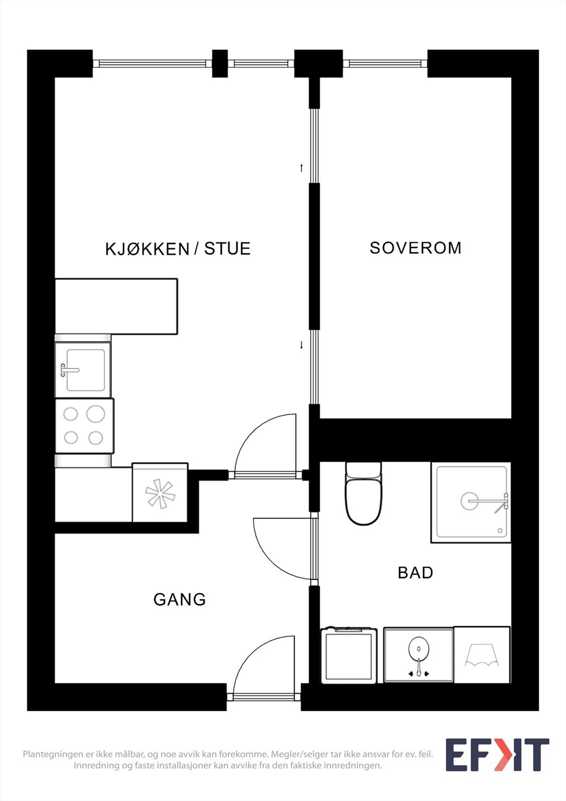 Plantegning Galleribilde