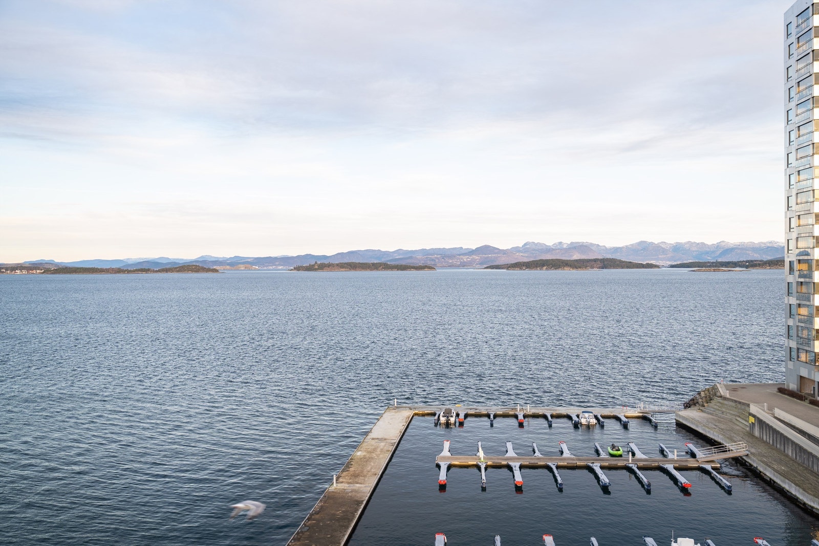 Utsikt fra leiligheten. Galleribilde