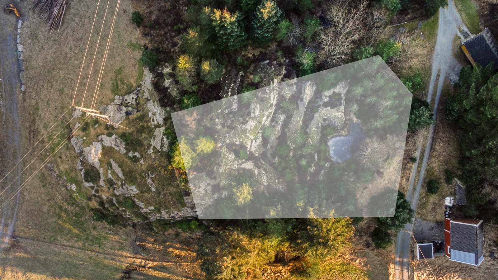 Tomt 251/89 måler 992,8 m². Galleribilde