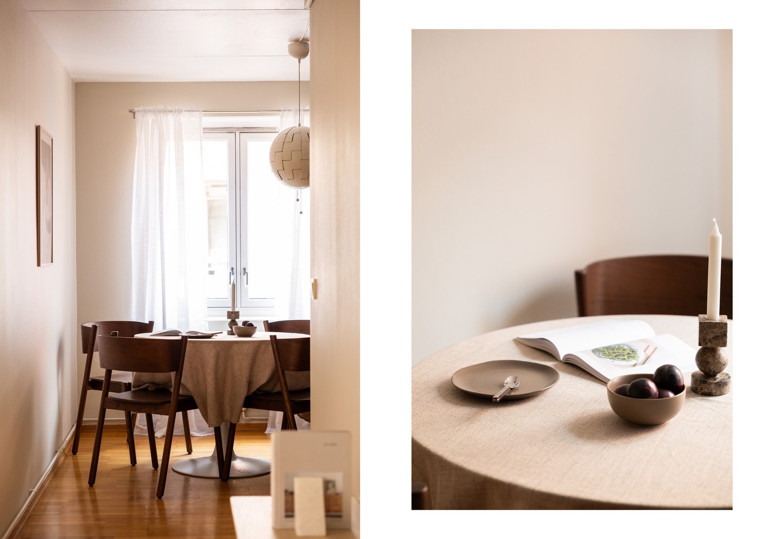 Her er det plass å innrede med spisebord. Galleribilde