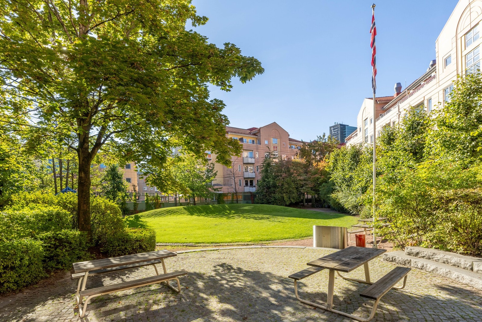 Alt ligger til rette for å kunne trives her. Galleribilde