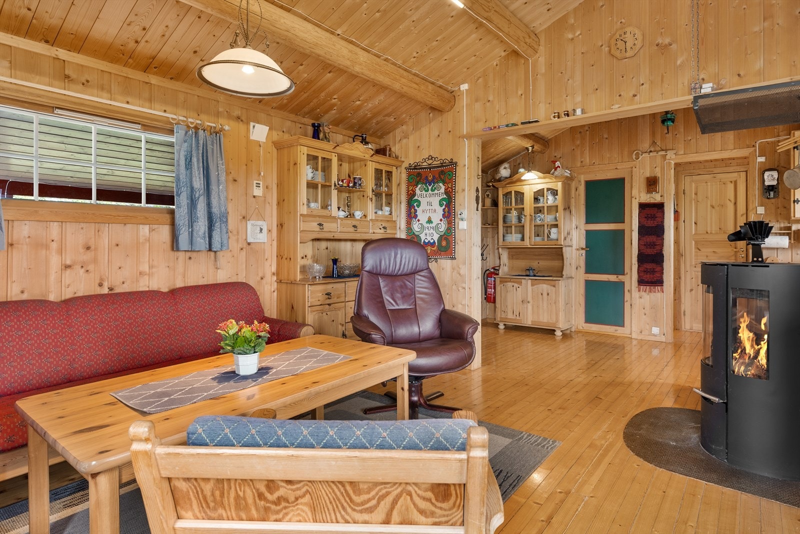 Peisovn sørger for god varme på kalde dager. Galleribilde