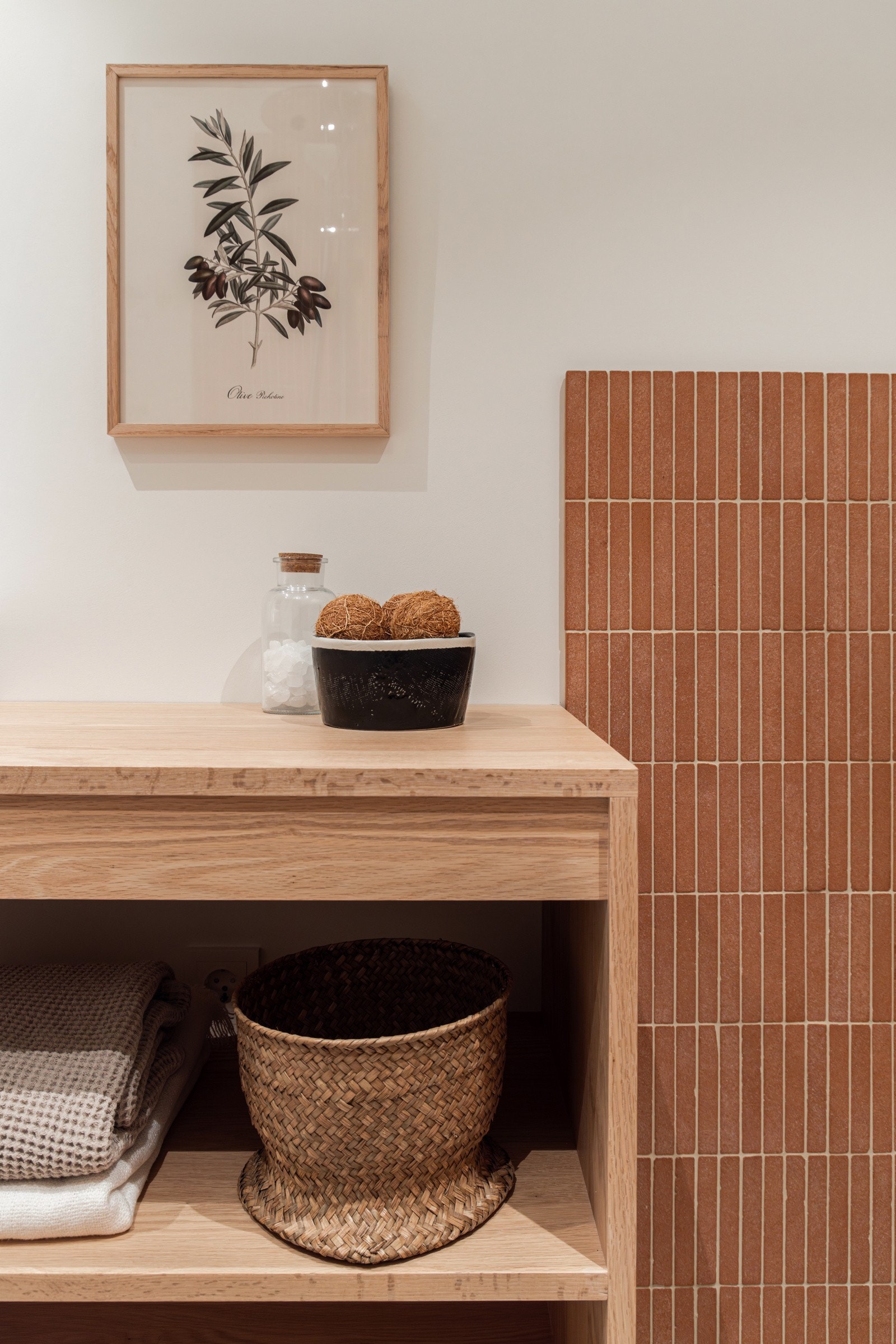 Bad med italienske terracottafliser Fragmenti Cotto Lungo Galleribilde