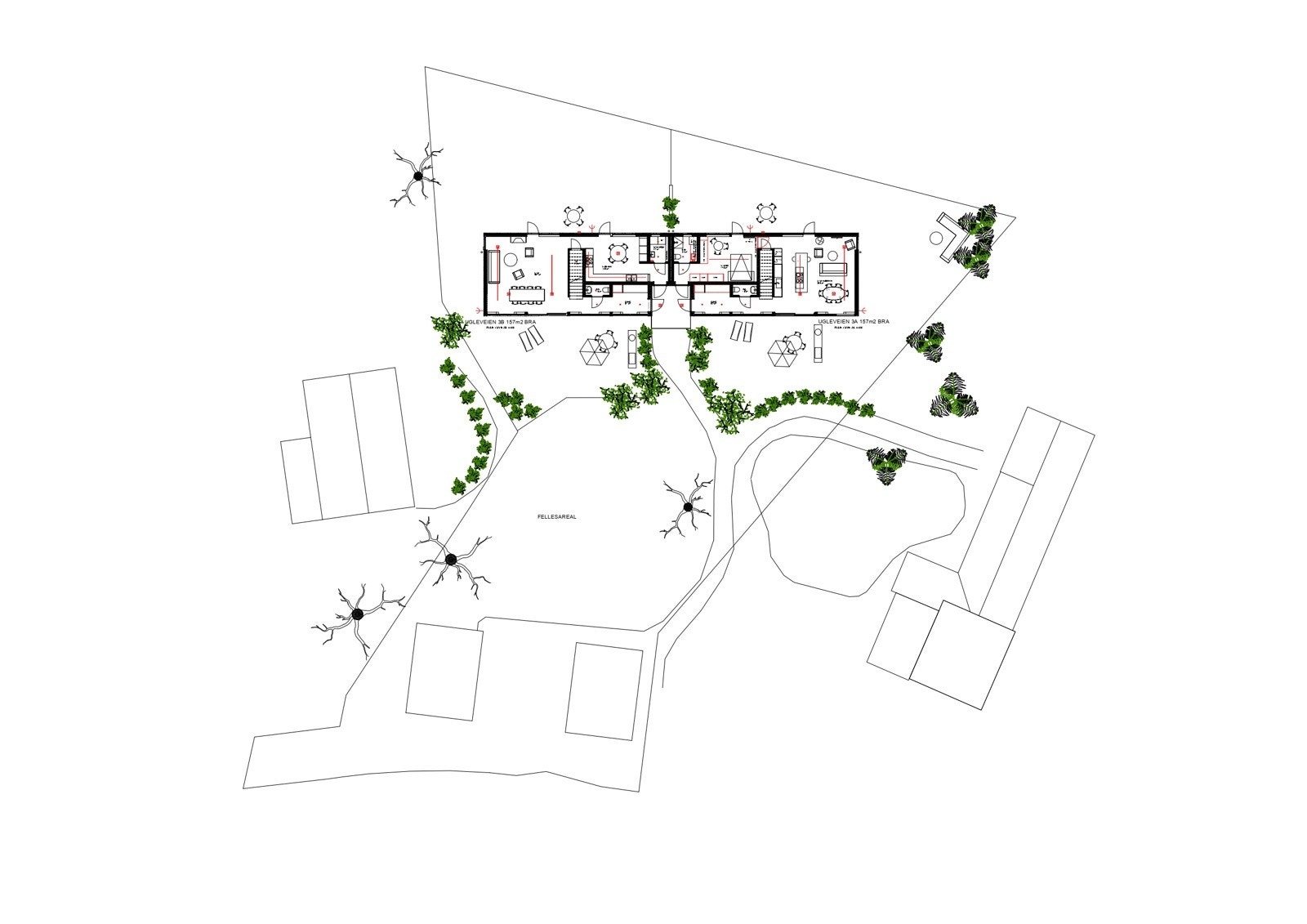 Skisse utomhus Galleribilde