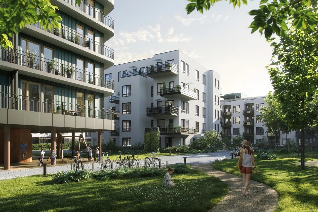 Velkommen til Søster Mathildes Gate 54, 1473 Lørenskog. Helt ny 3 roms leilighet. Galleribilde