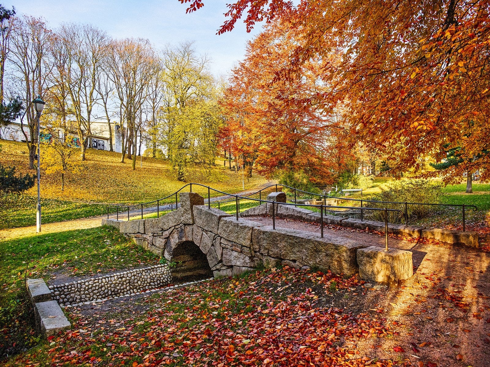 I andre retningen byr St. Hanshaugen blant annet på hyggelige parker, nisjeforretninger, gallerier og koselige kaféer og restauranter. Galleribilde