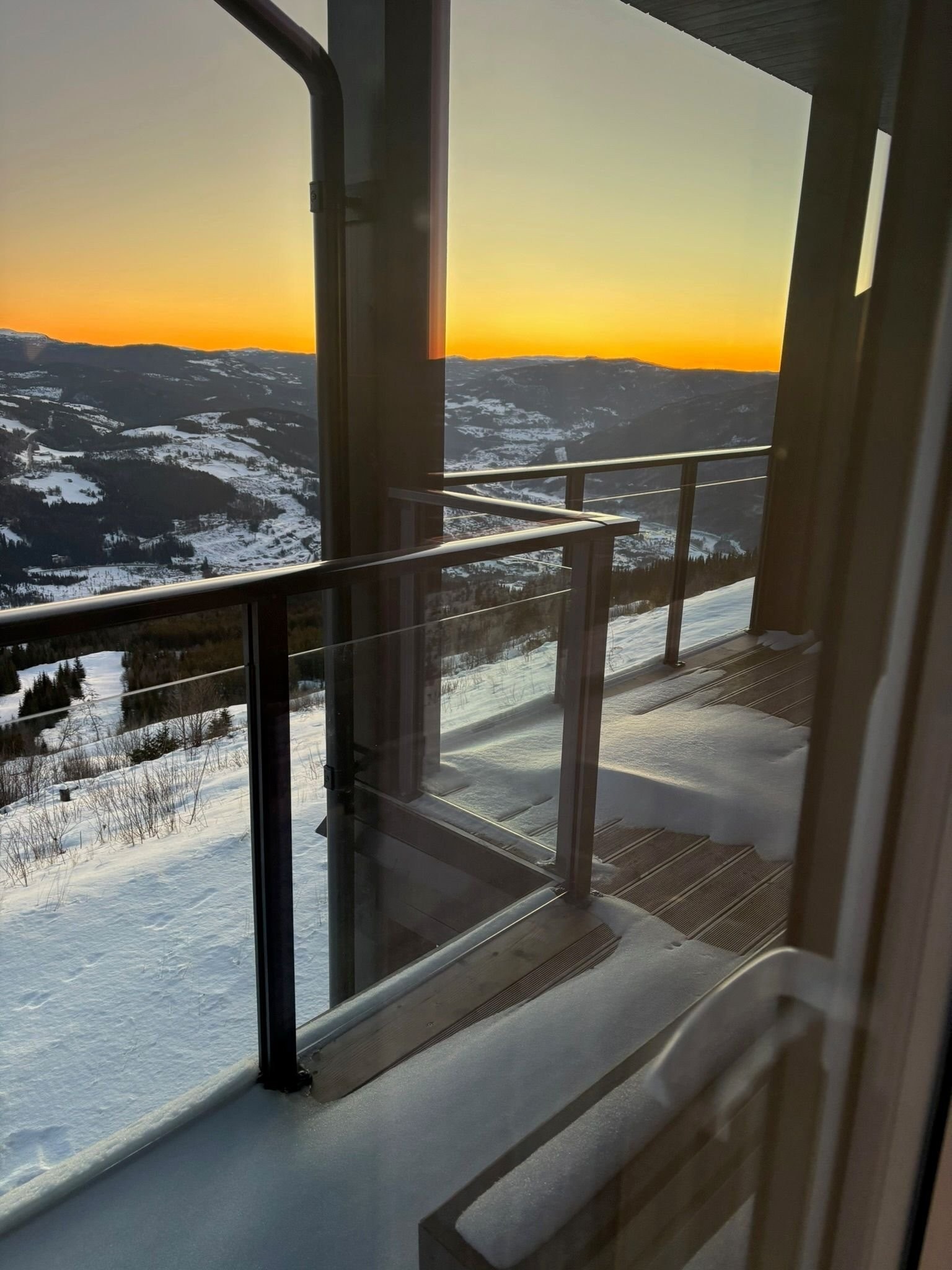 Utsikt fra terrasse Galleribilde