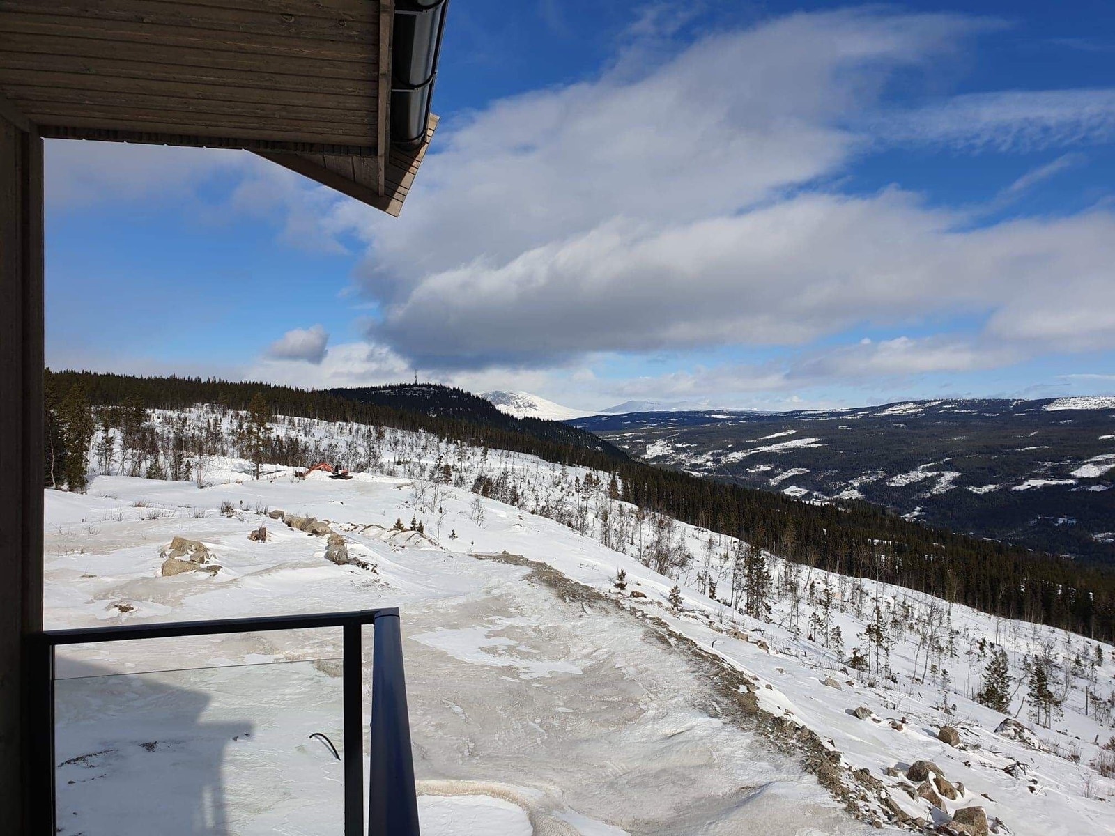 Utsikt fra terrasse Galleribilde