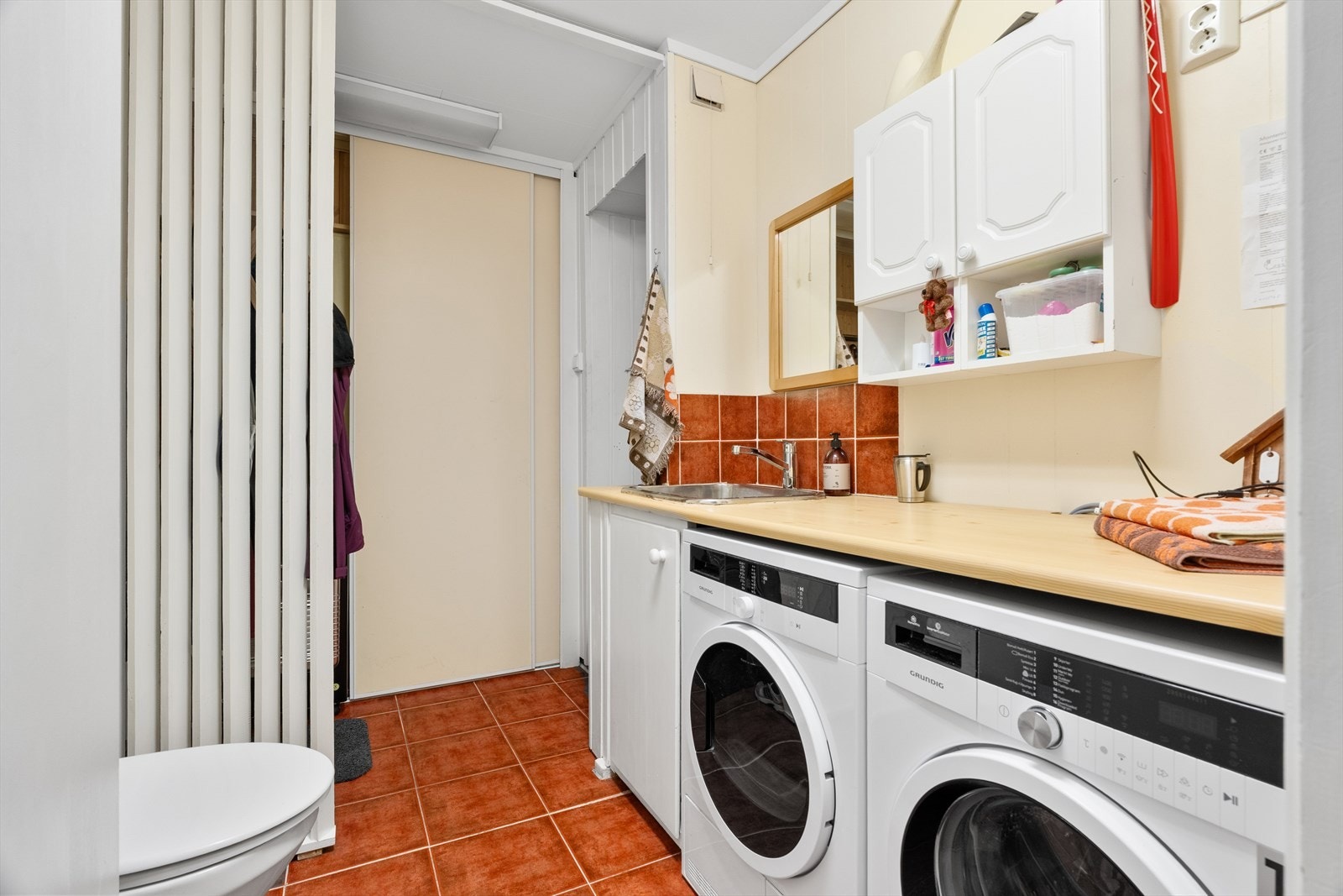 Bod i underetasje benyttes som vaskerom. Galleribilde