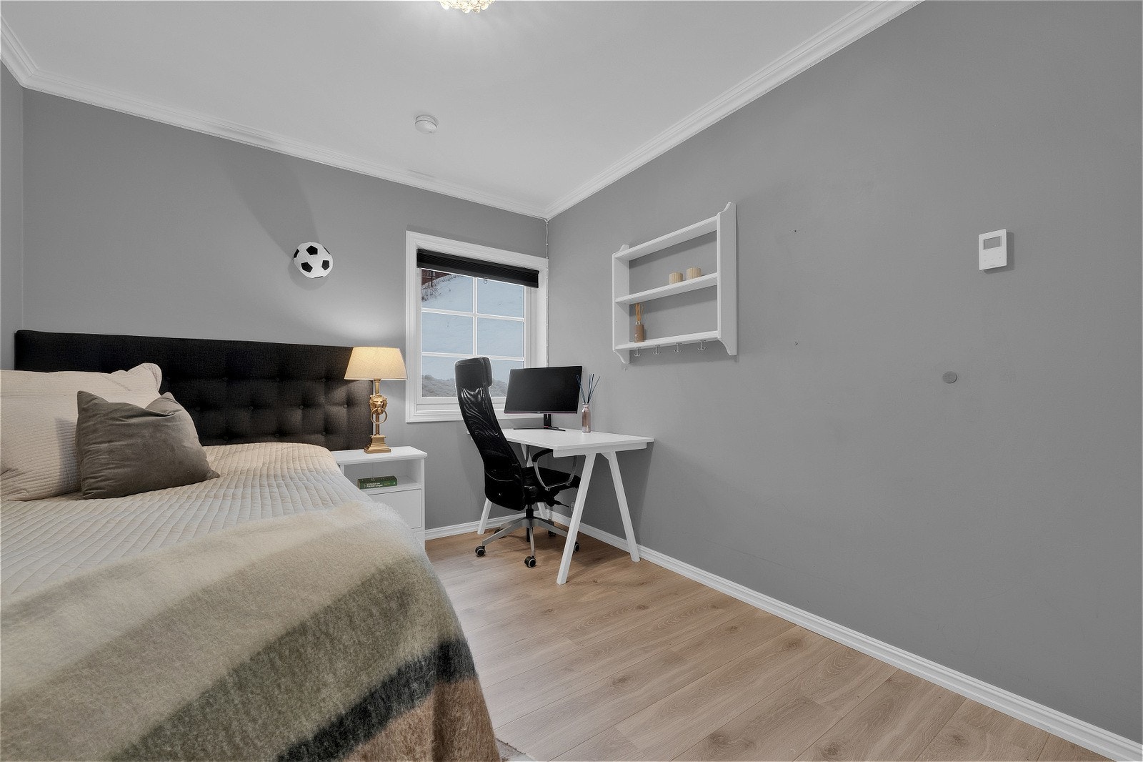 Rommet egner seg godt som barnerom, gjesterom eller kontor. Galleribilde