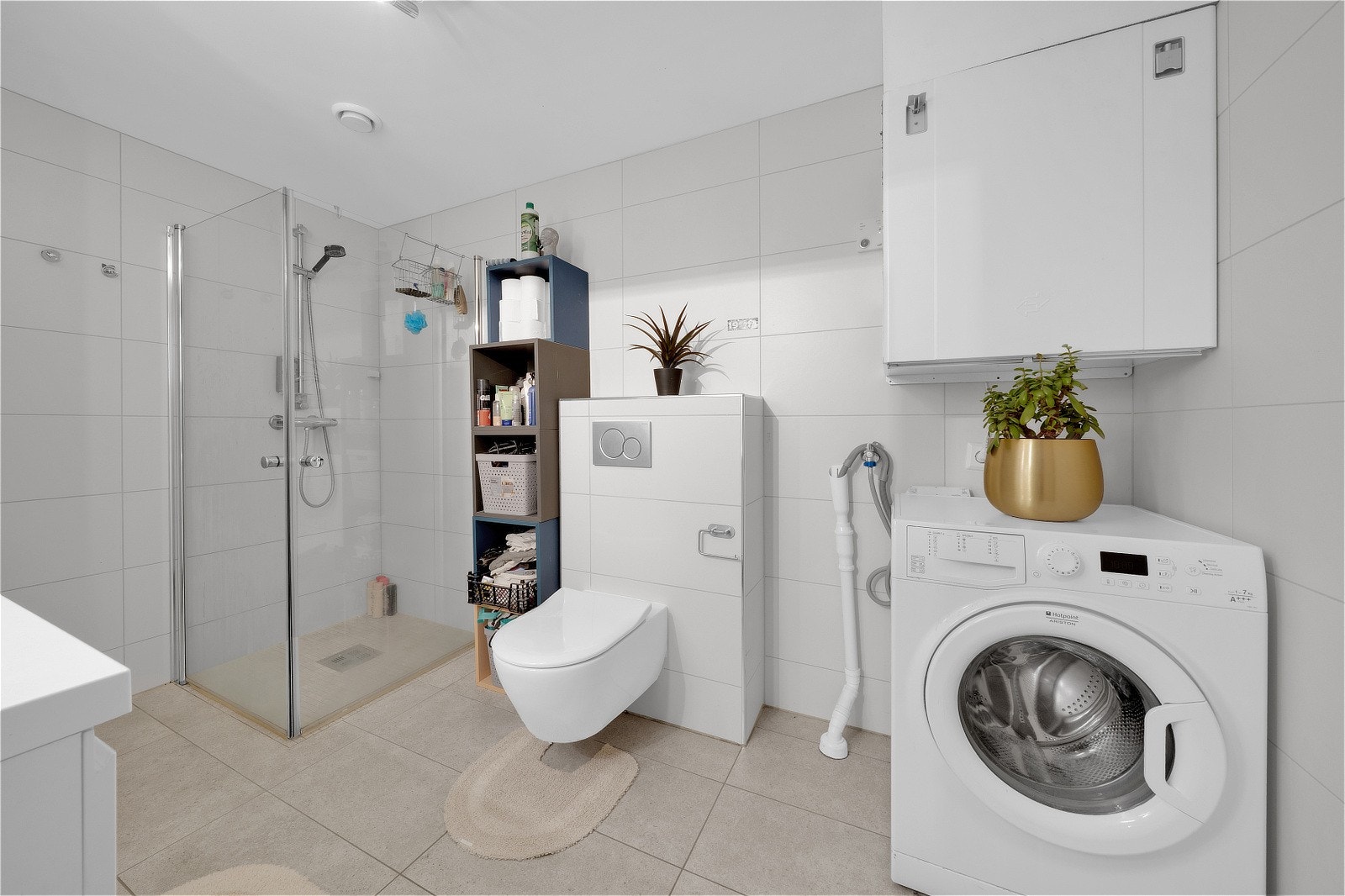 Ventilasjonsluft styres via balansert system. Galleribilde