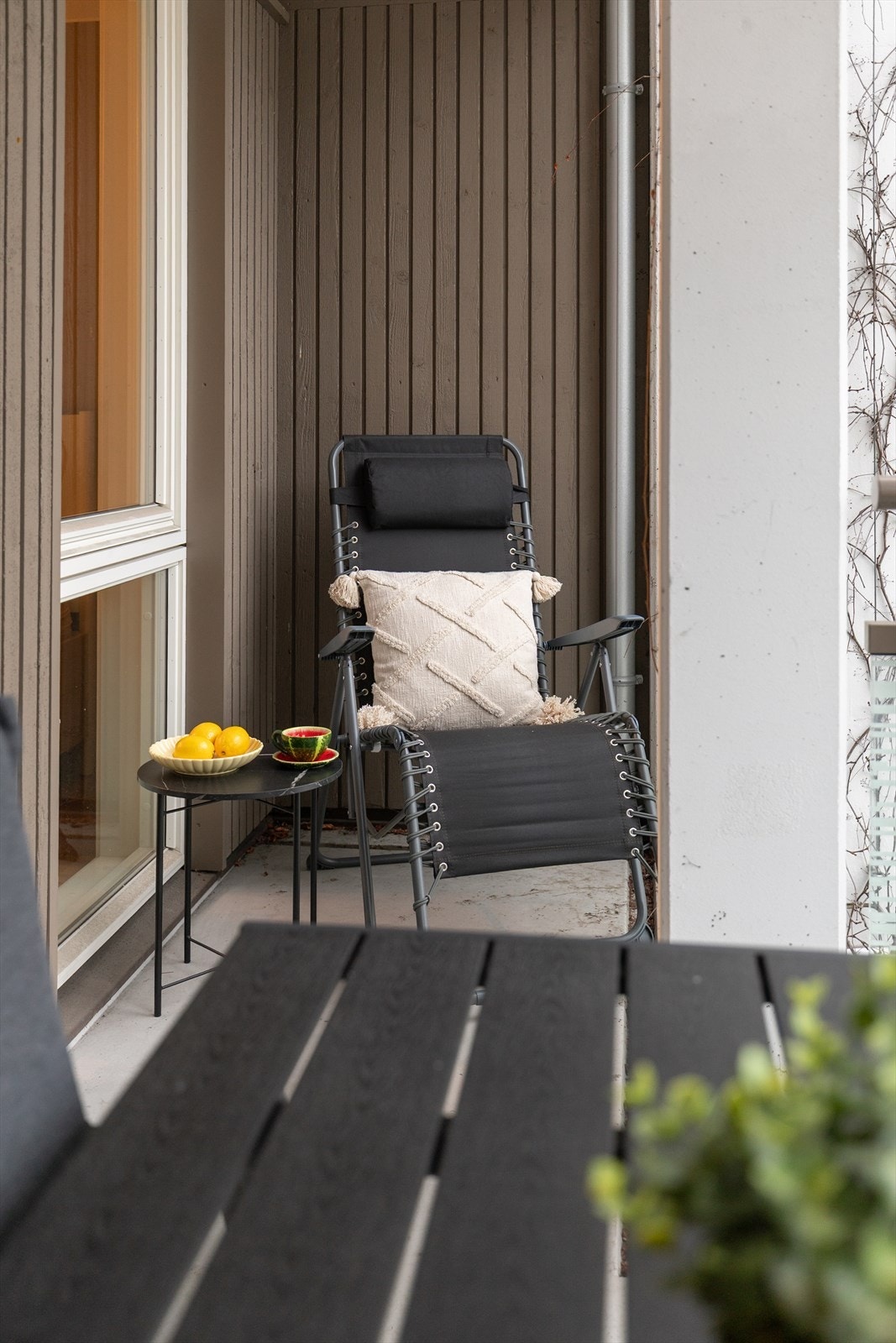 Varme dager kan nytes på balkongen. Galleribilde