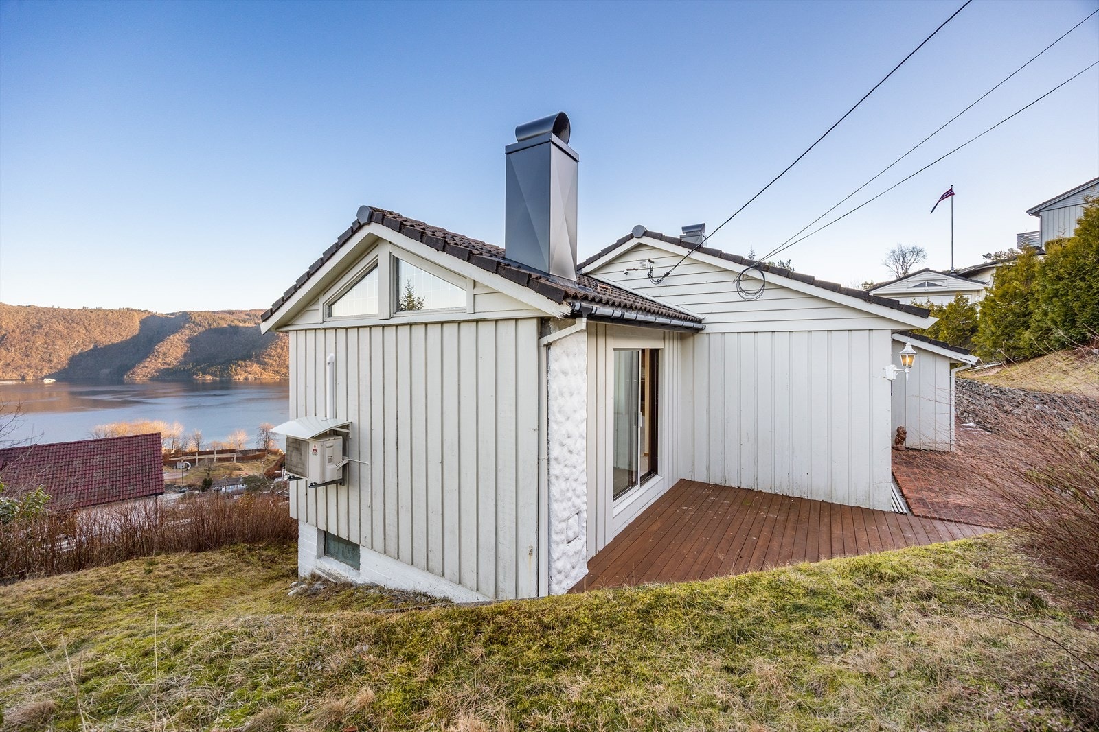 Uteplassene fremstår lun og usjenert. Galleribilde