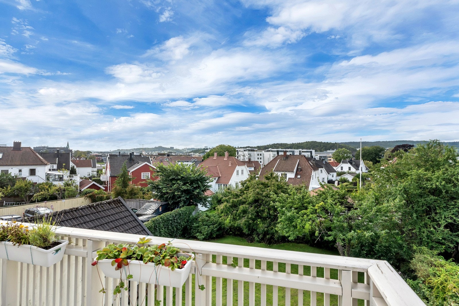 Fin utsikt over Nedre Lund. Galleribilde