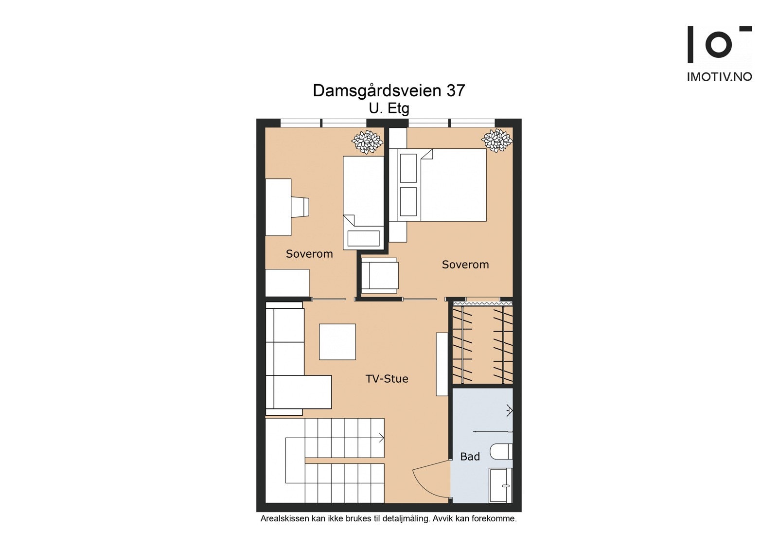 - Planløsning 1.etasje. I tillegg medfølger ekstern bod på 5 kvm - Galleribilde