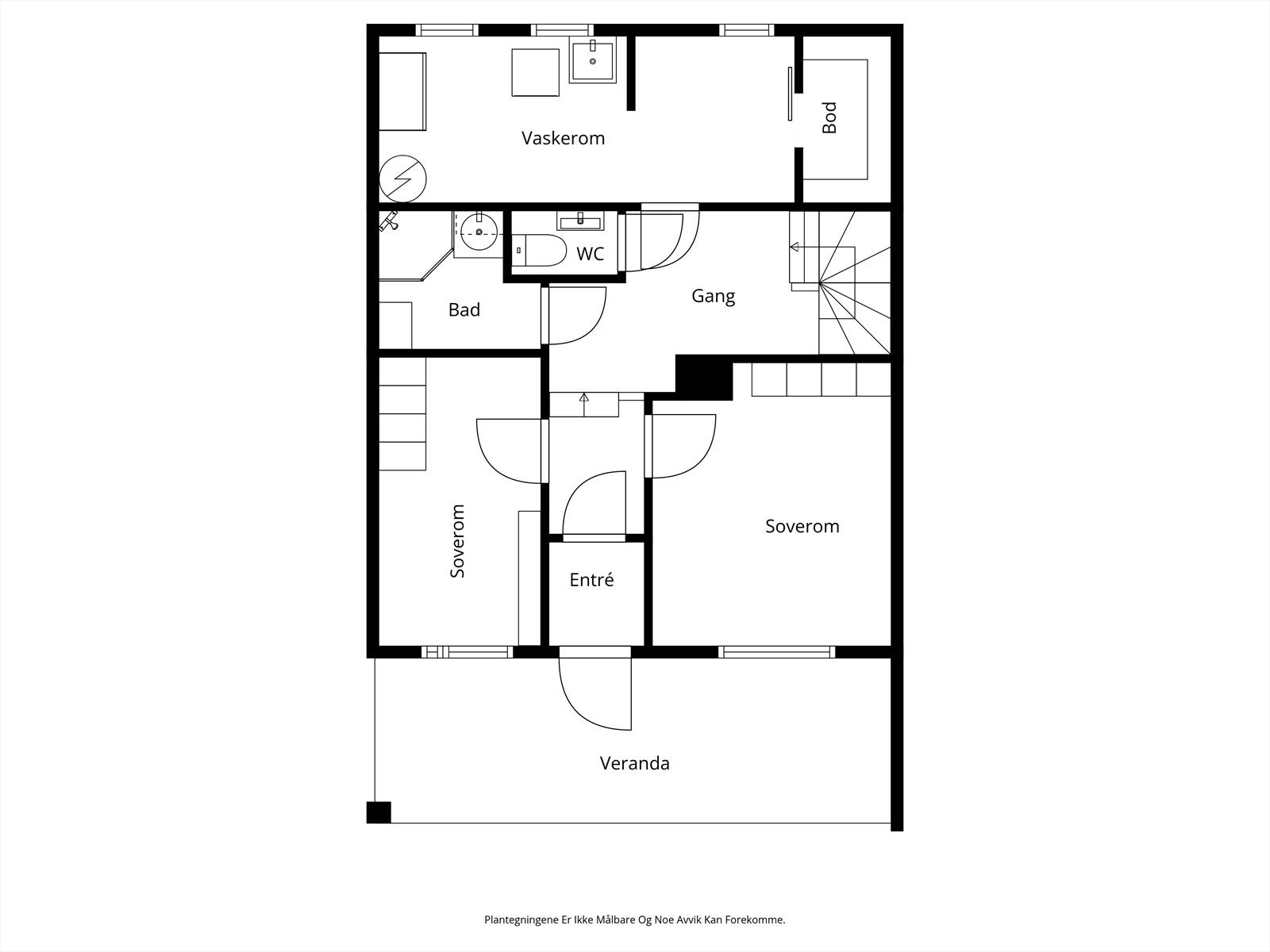 Skissert plantegning av 1. etasje. Galleribilde