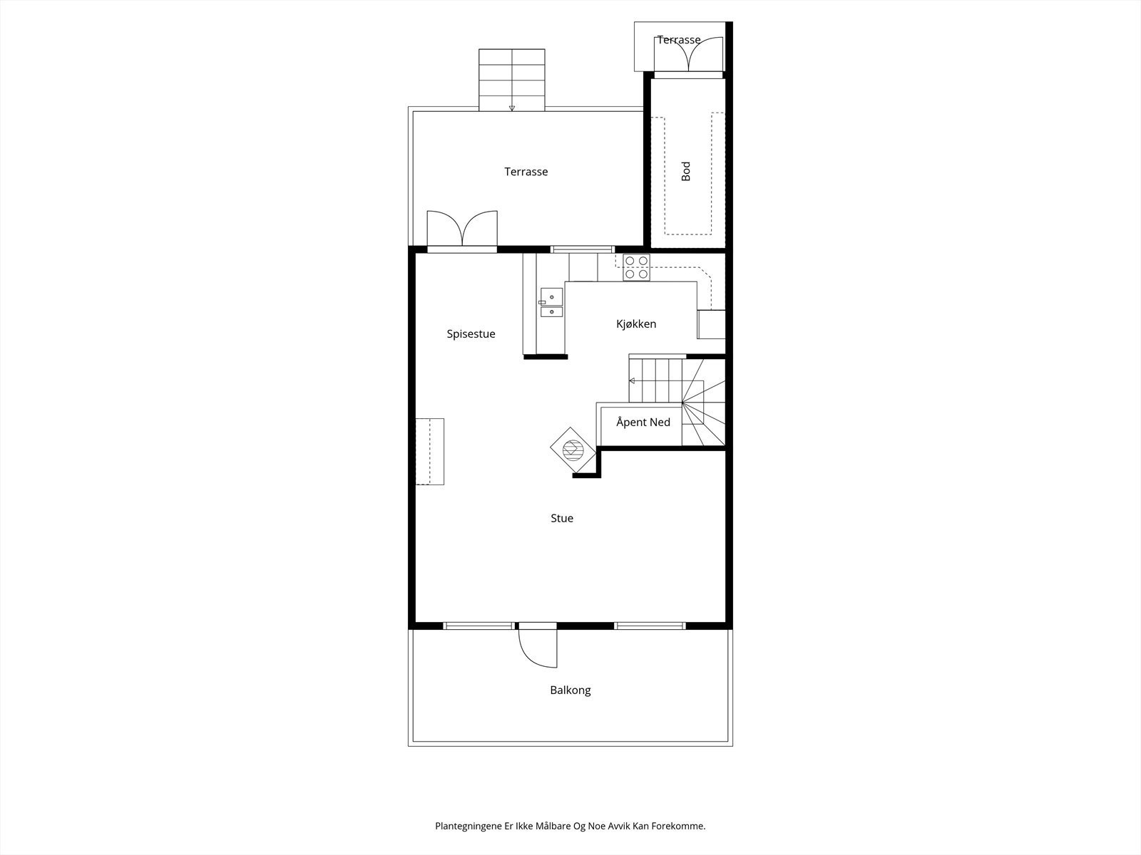 Skissert plantegning av 2. etasje. Galleribilde