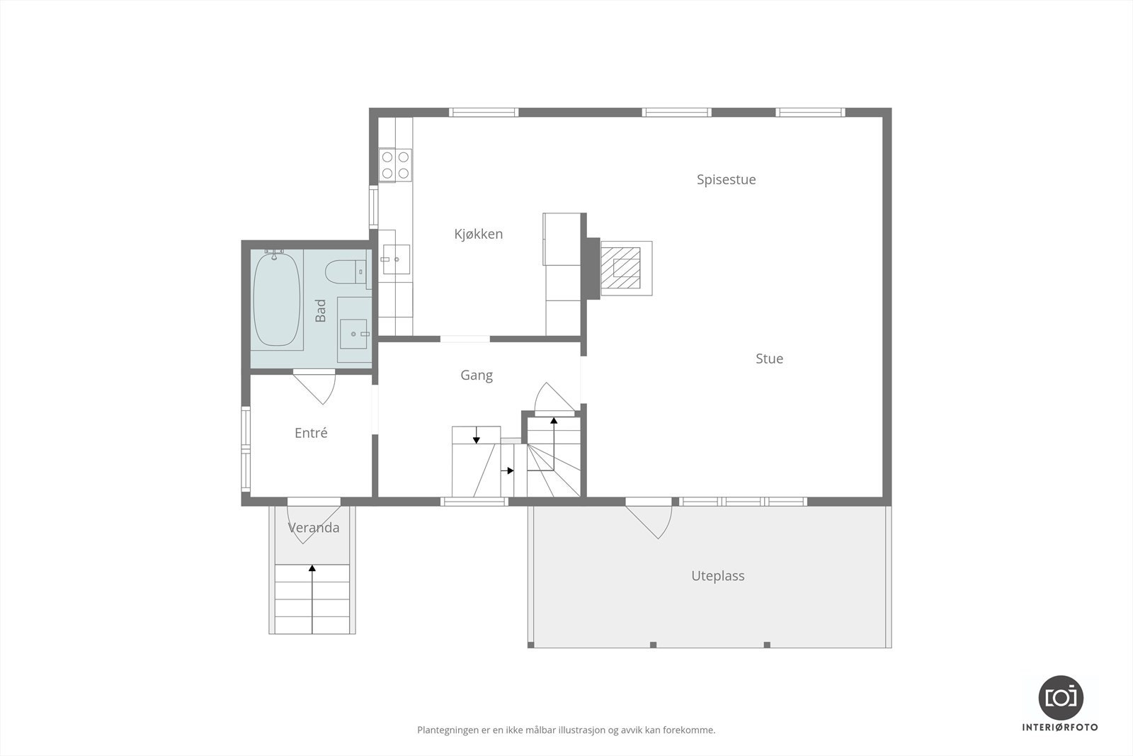 Plantegning Galleribilde