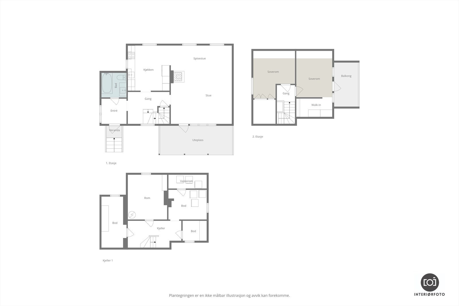 Plantegning Galleribilde