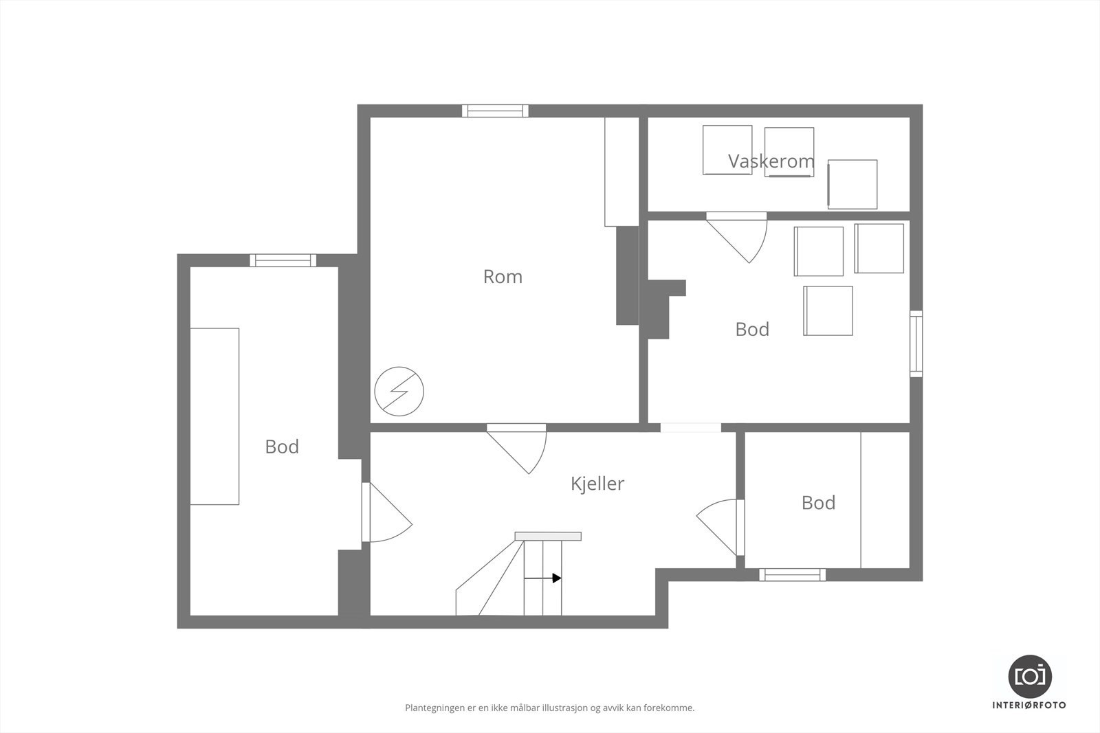 Plantegning Galleribilde
