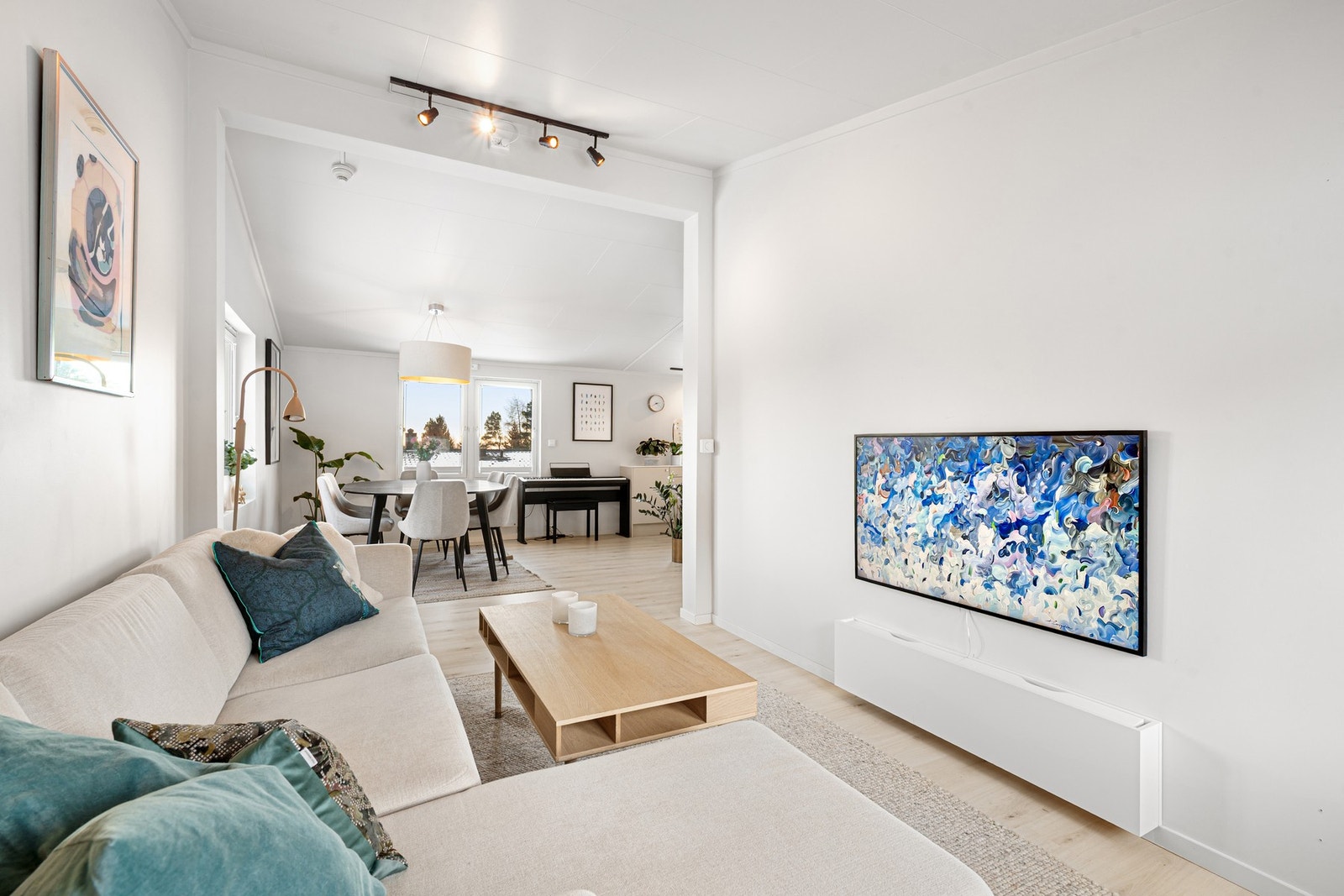 En meget flott og romslig 3-roms andelsleilighet på 88 kvm BRA. Galleribilde