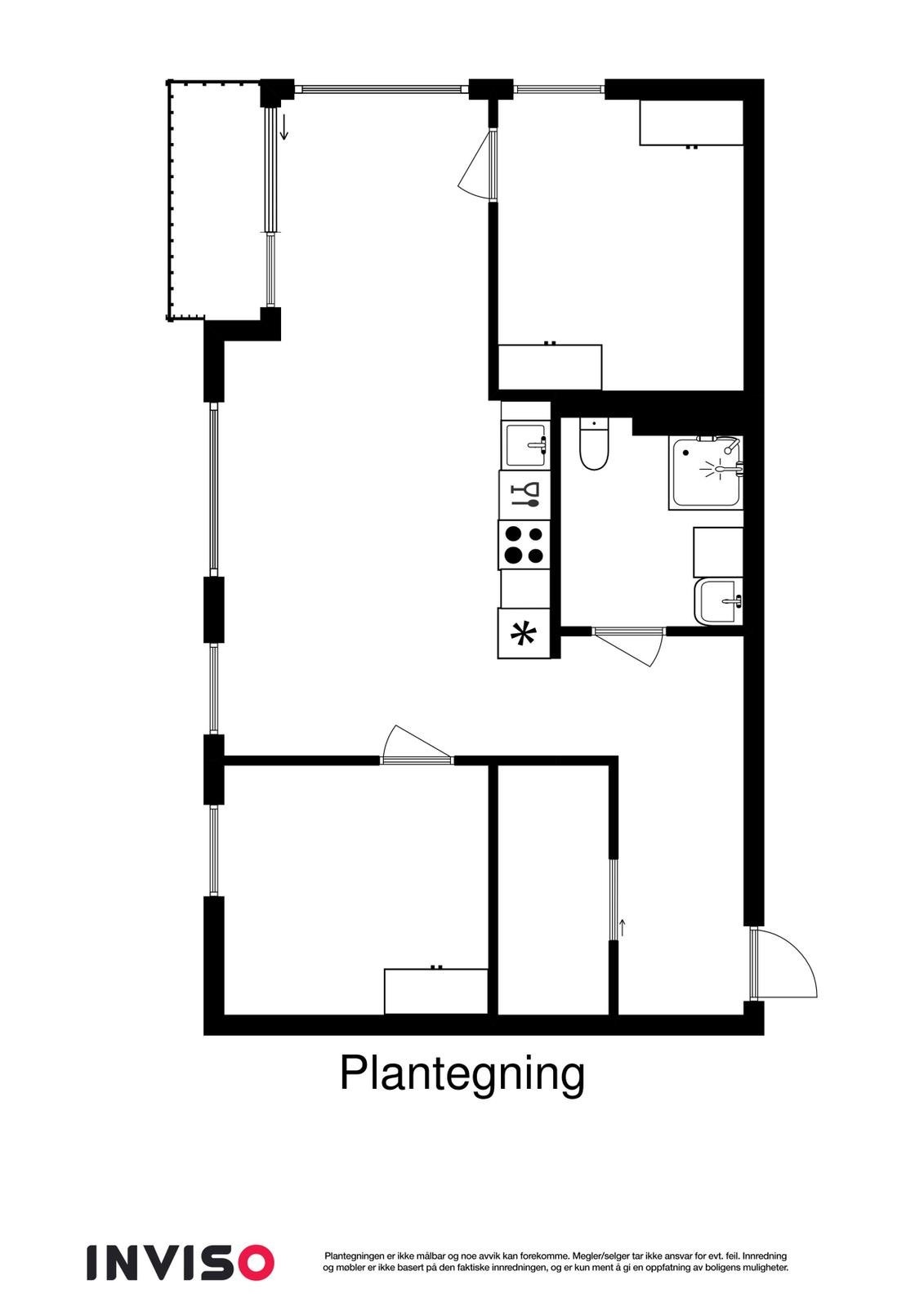 Plantegning Galleribilde