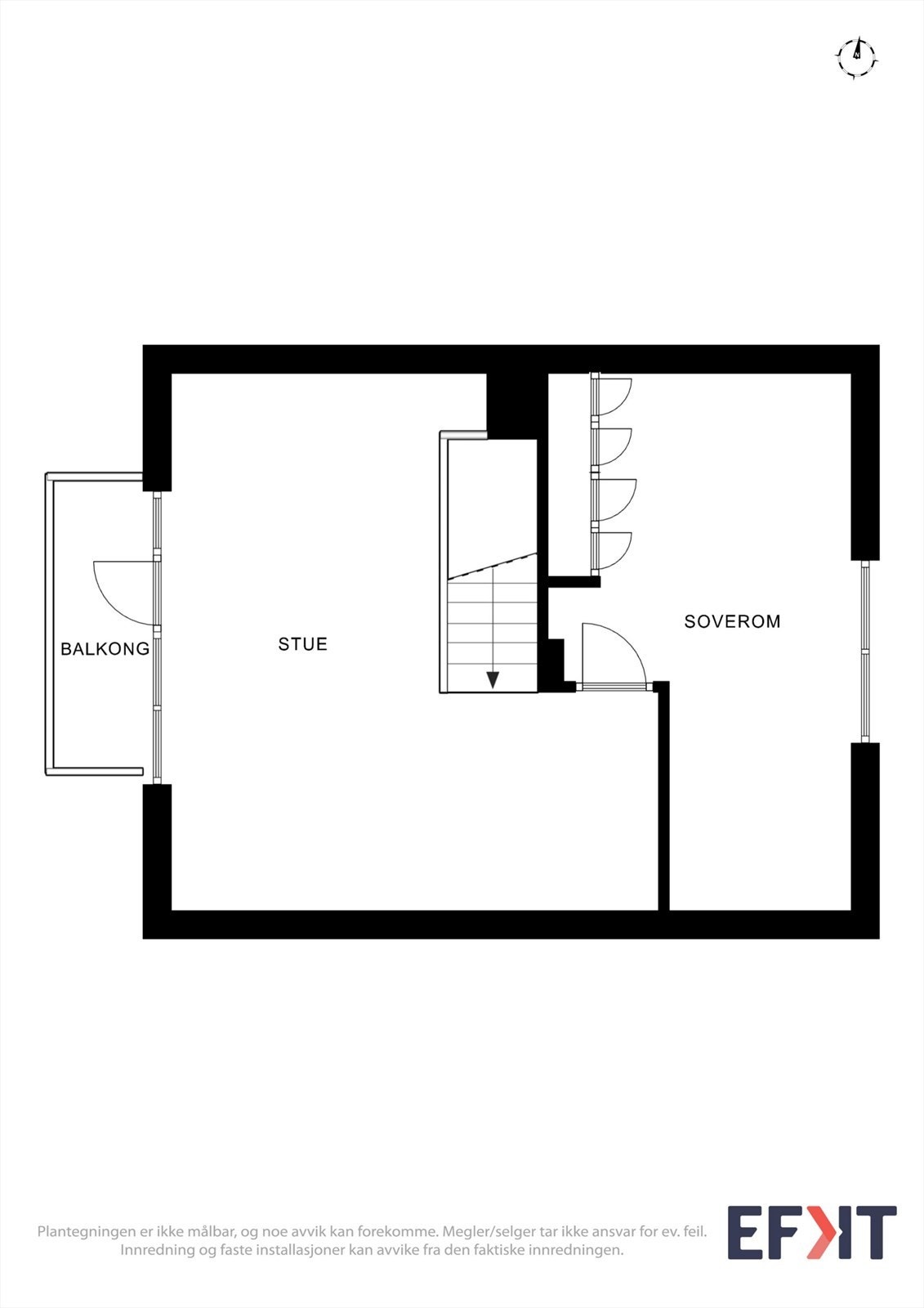 Plantegning loftetasje. Galleribilde