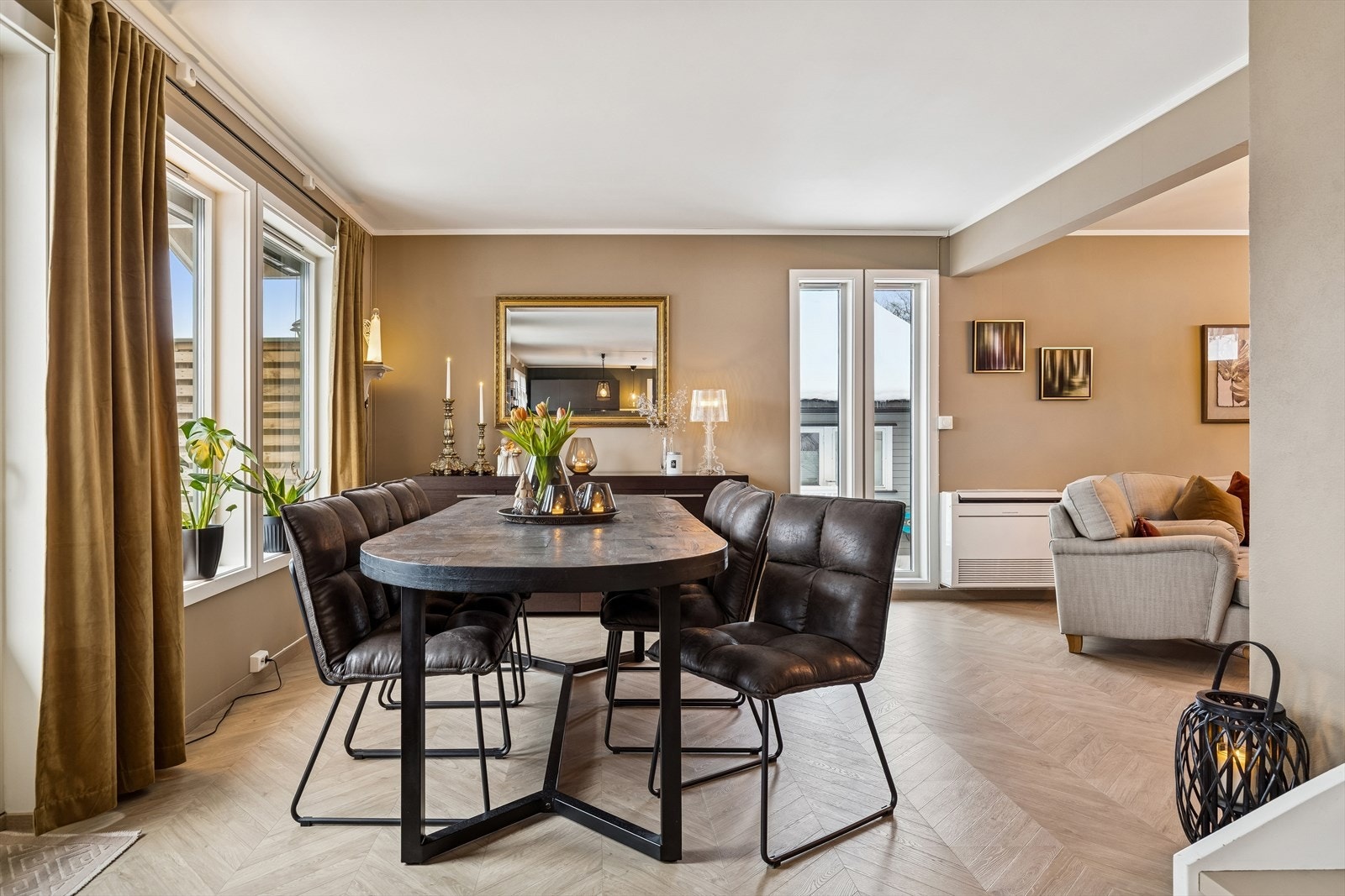 God plass for spisebord i stuen. Galleribilde