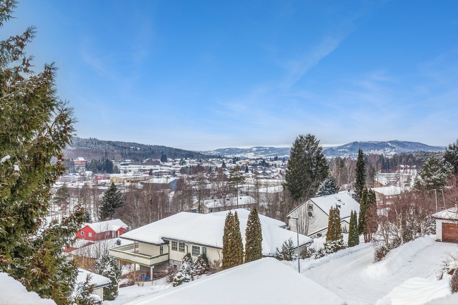 Åpen og fin utsikt utover landskapet. Galleribilde