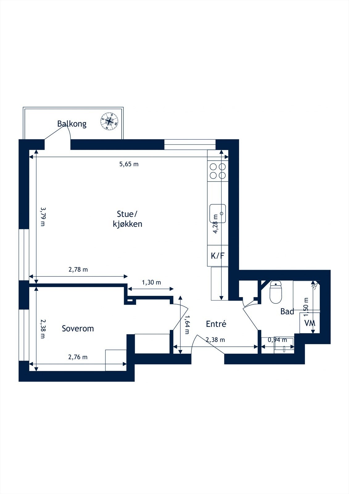 Plantegning høy 2 etg. Galleribilde