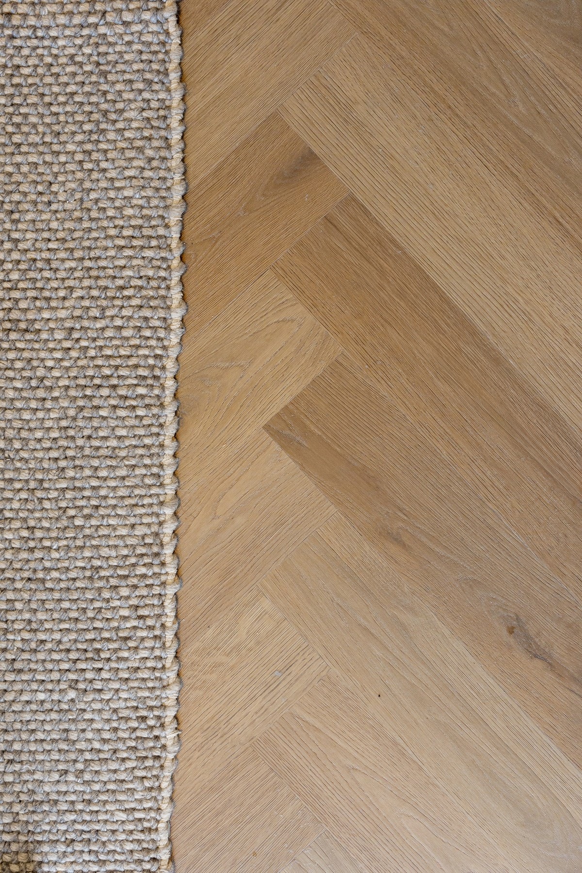 Det er i 2025 lagt eksklusivt gulv i fiskebensmønster. Galleribilde