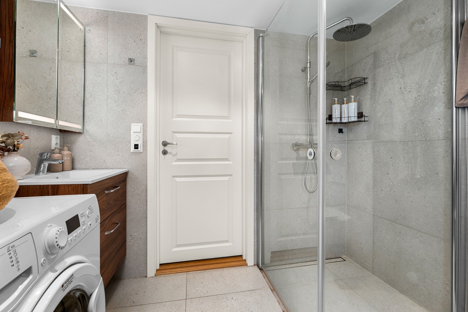 Toalettrommet i utleiedelen ble oppgradert i 2023. Galleribilde