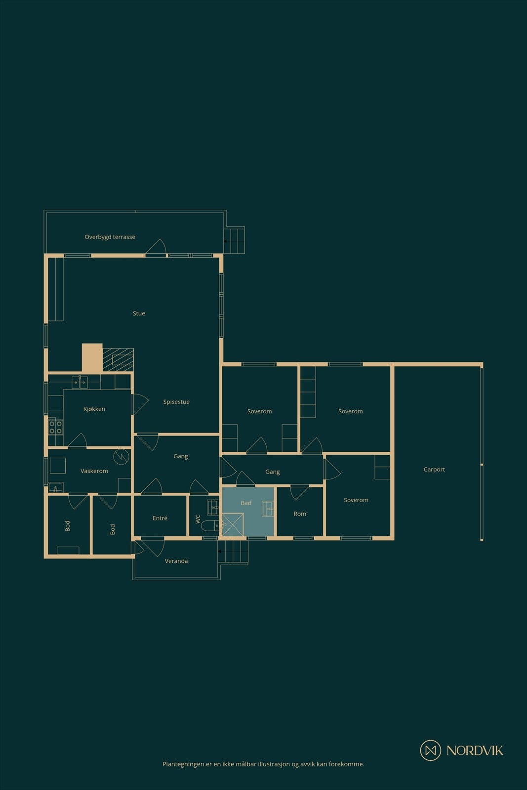 Plantegning Galleribilde